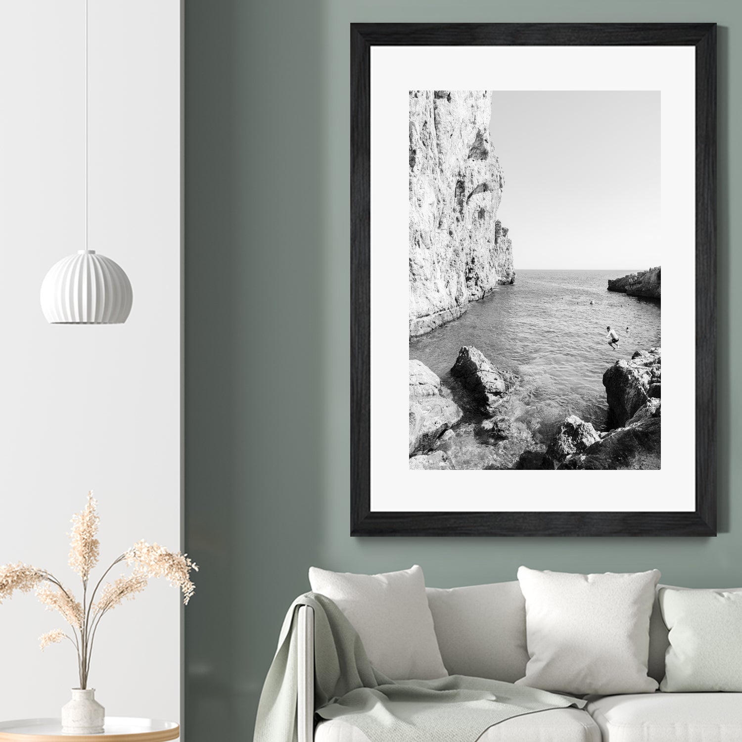 The Dive by Kathrin Pienaar on GIANT ART - black and white landscape black and white