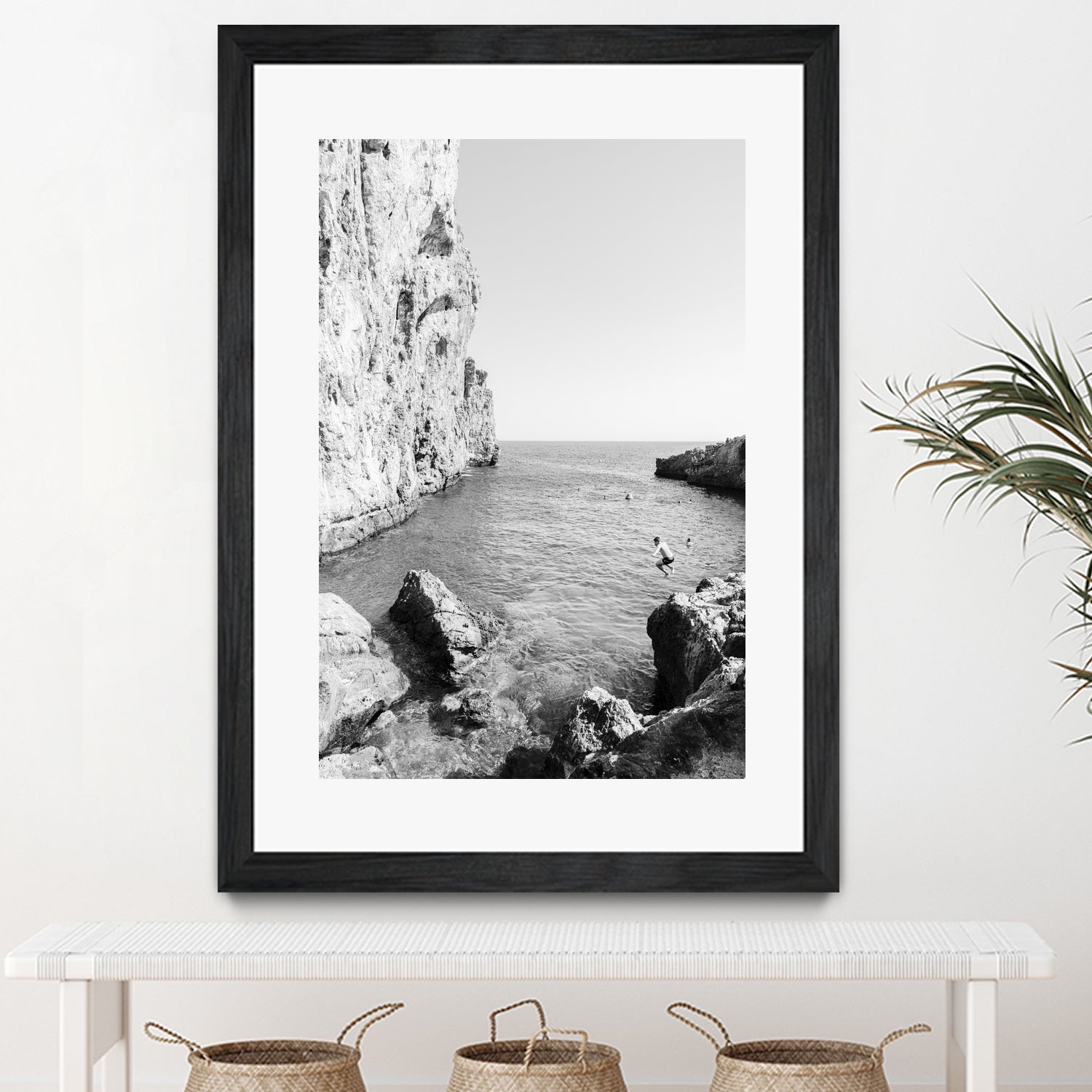 The Dive by Kathrin Pienaar on GIANT ART - black and white landscape black and white