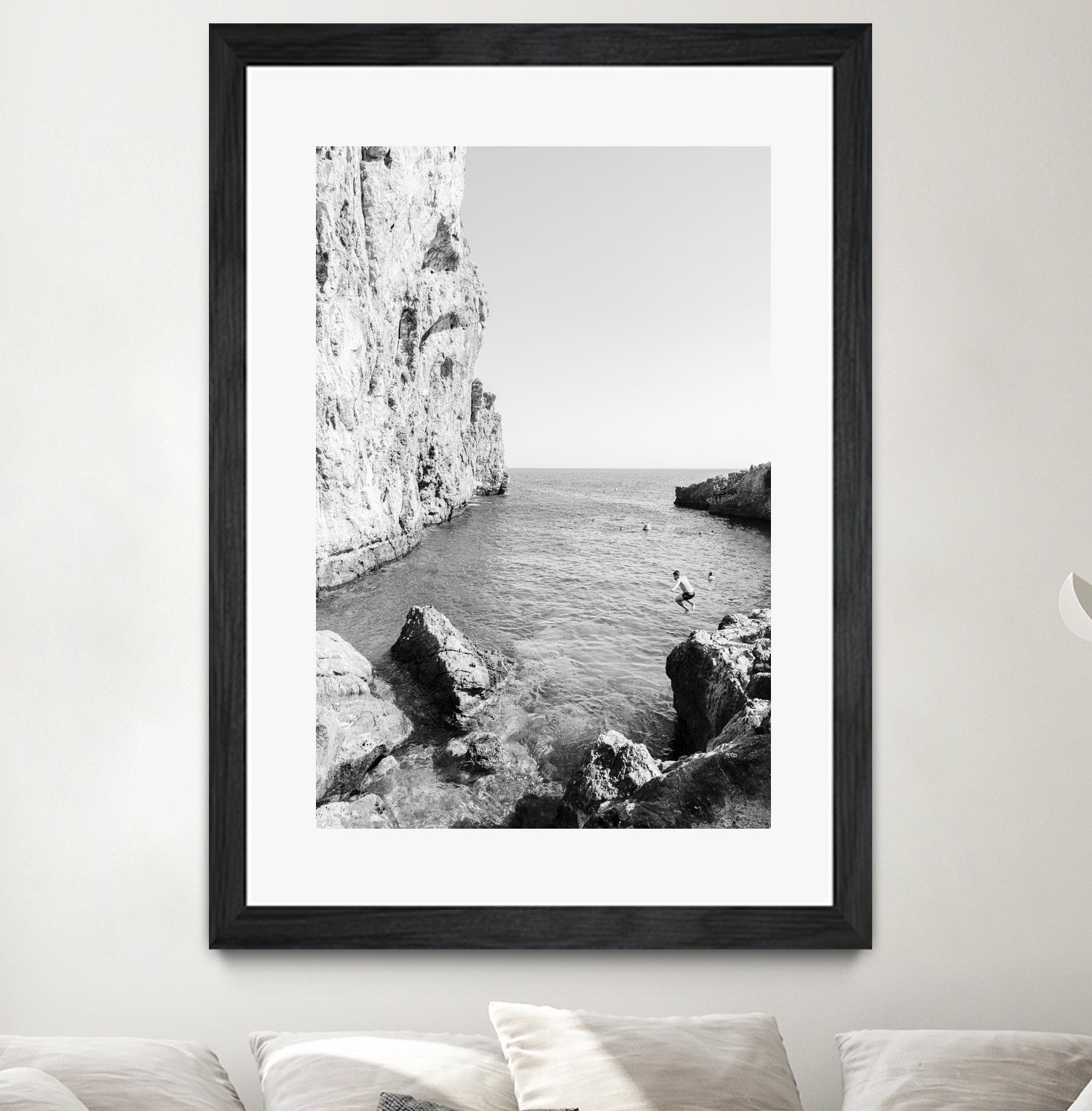 The Dive by Kathrin Pienaar on GIANT ART - black and white landscape black and white