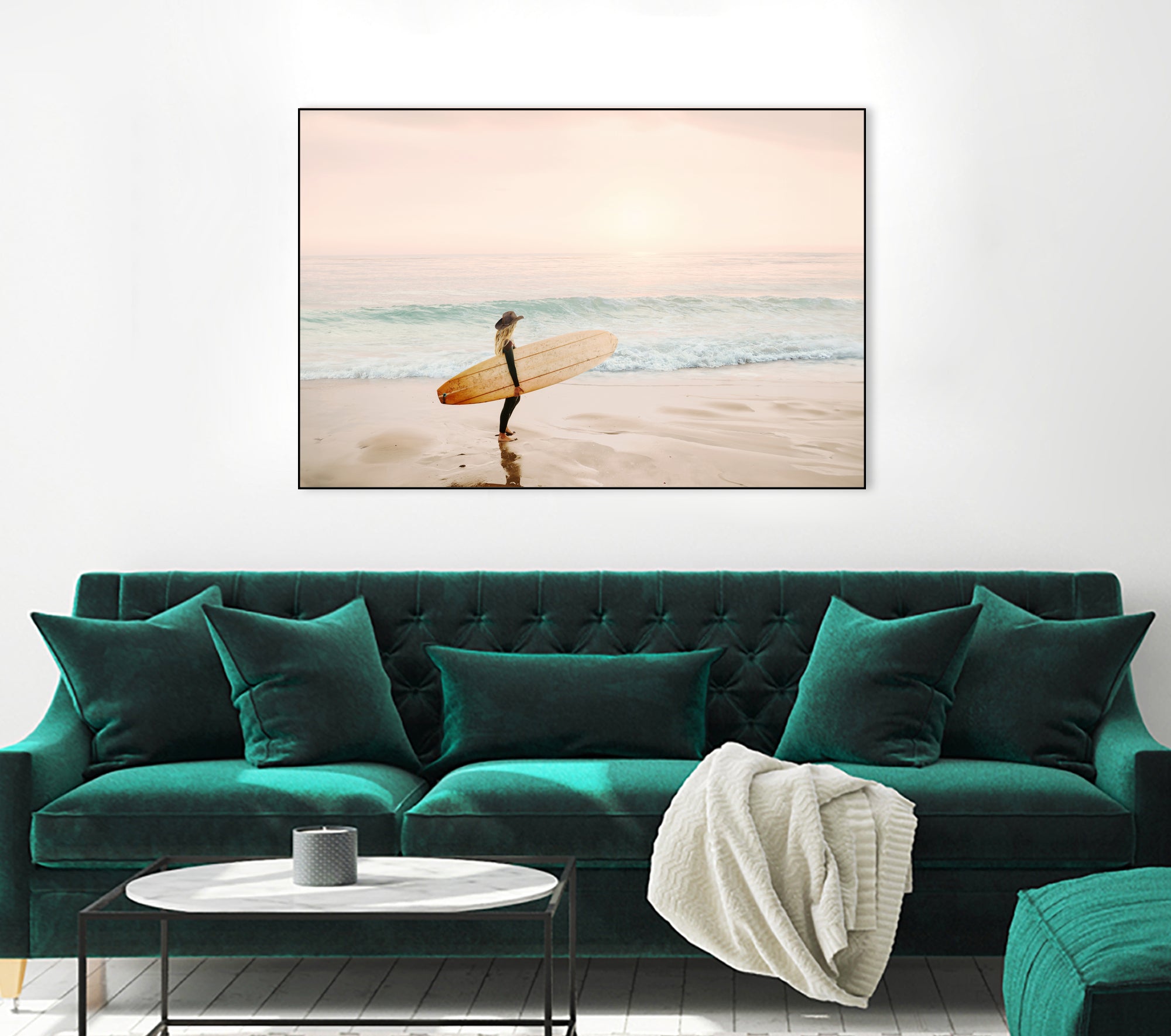 Surfer Cowgirl by Kathrin Pienaar on GIANT ART - outdoor landscape outdoor