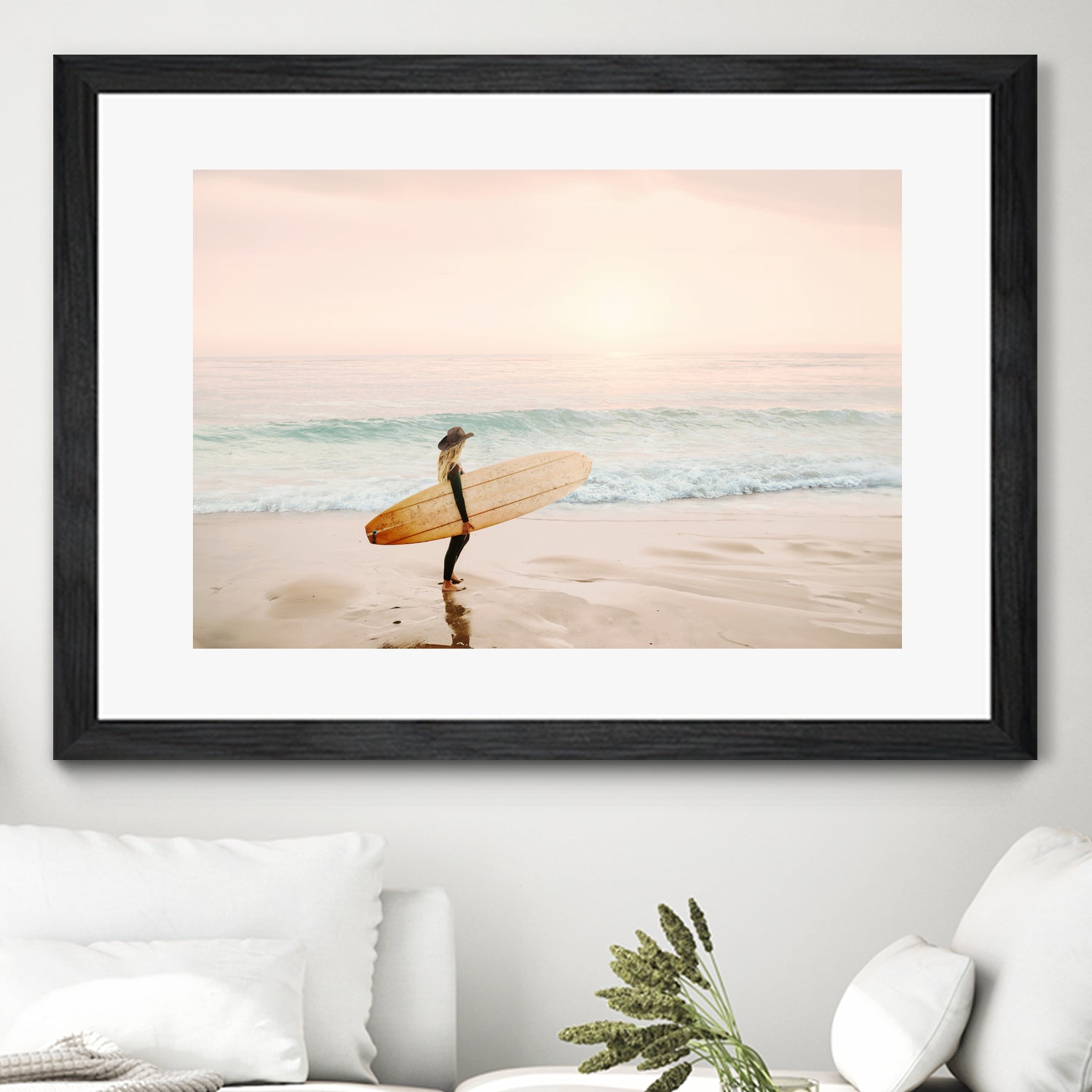 Surfer Cowgirl by Kathrin Pienaar on GIANT ART - outdoor landscape outdoor