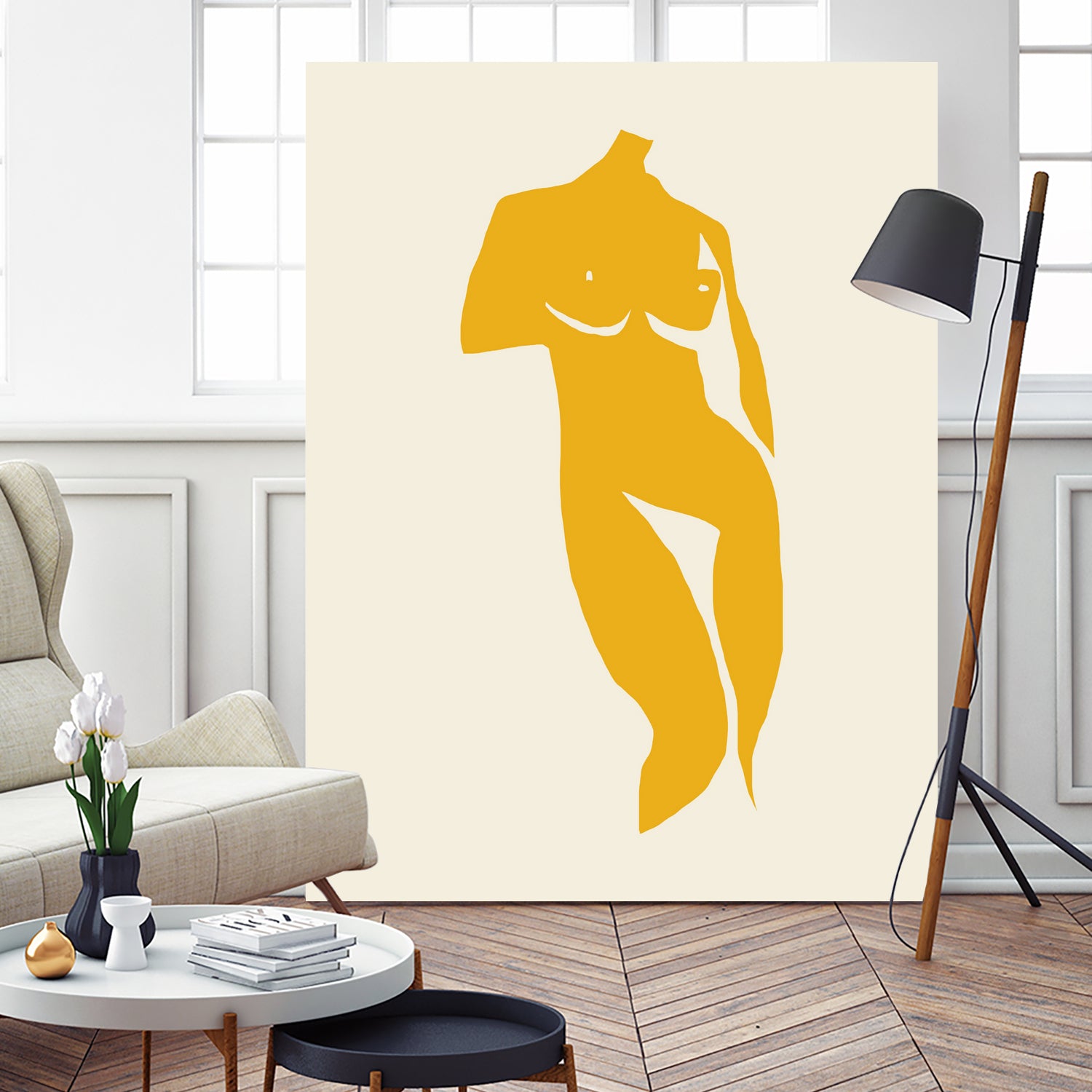 Silhouette Grace by Little Dean on GIANT ART - modern art figurative modern art