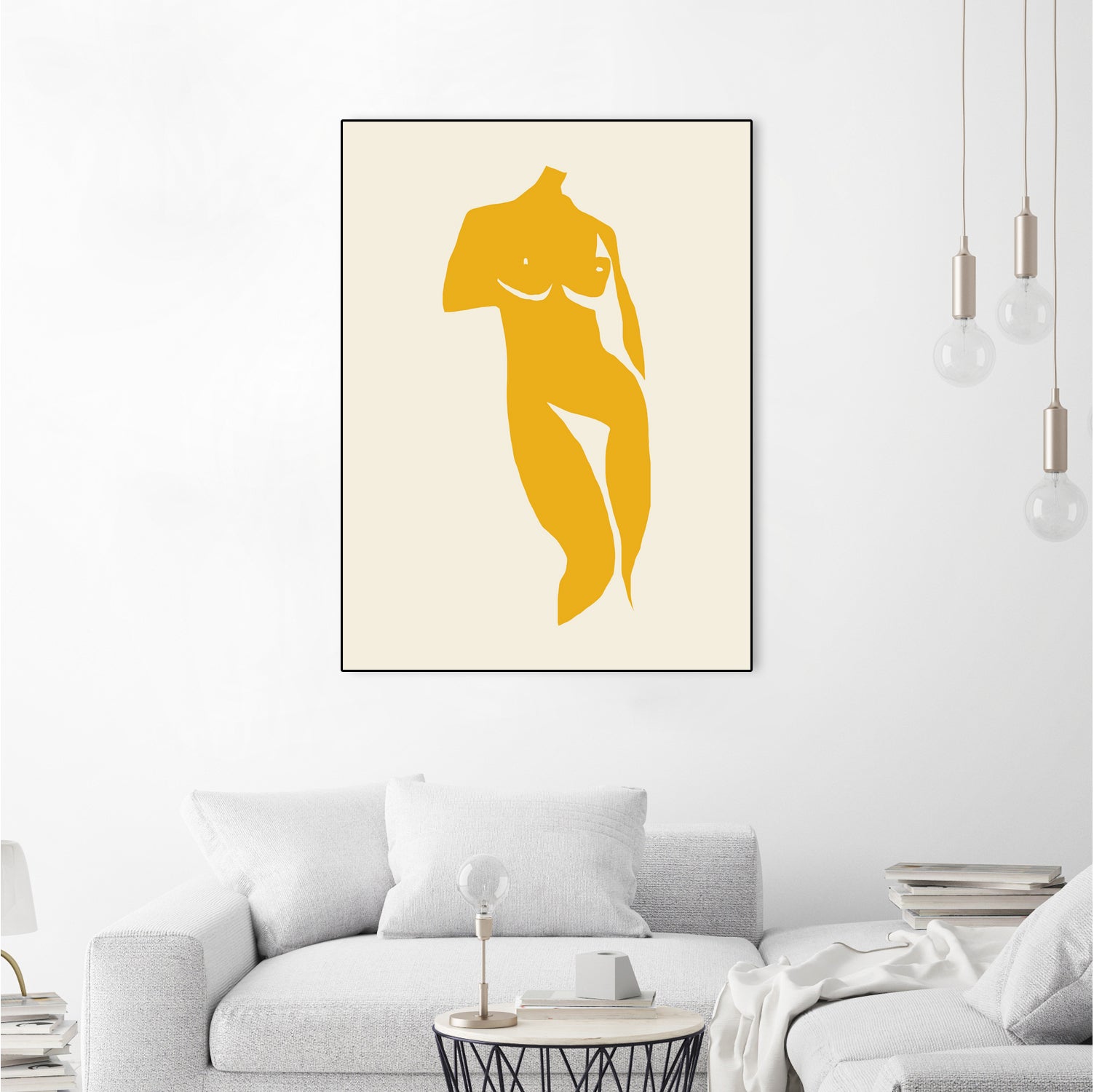 Silhouette Grace by Little Dean on GIANT ART - modern art figurative modern art