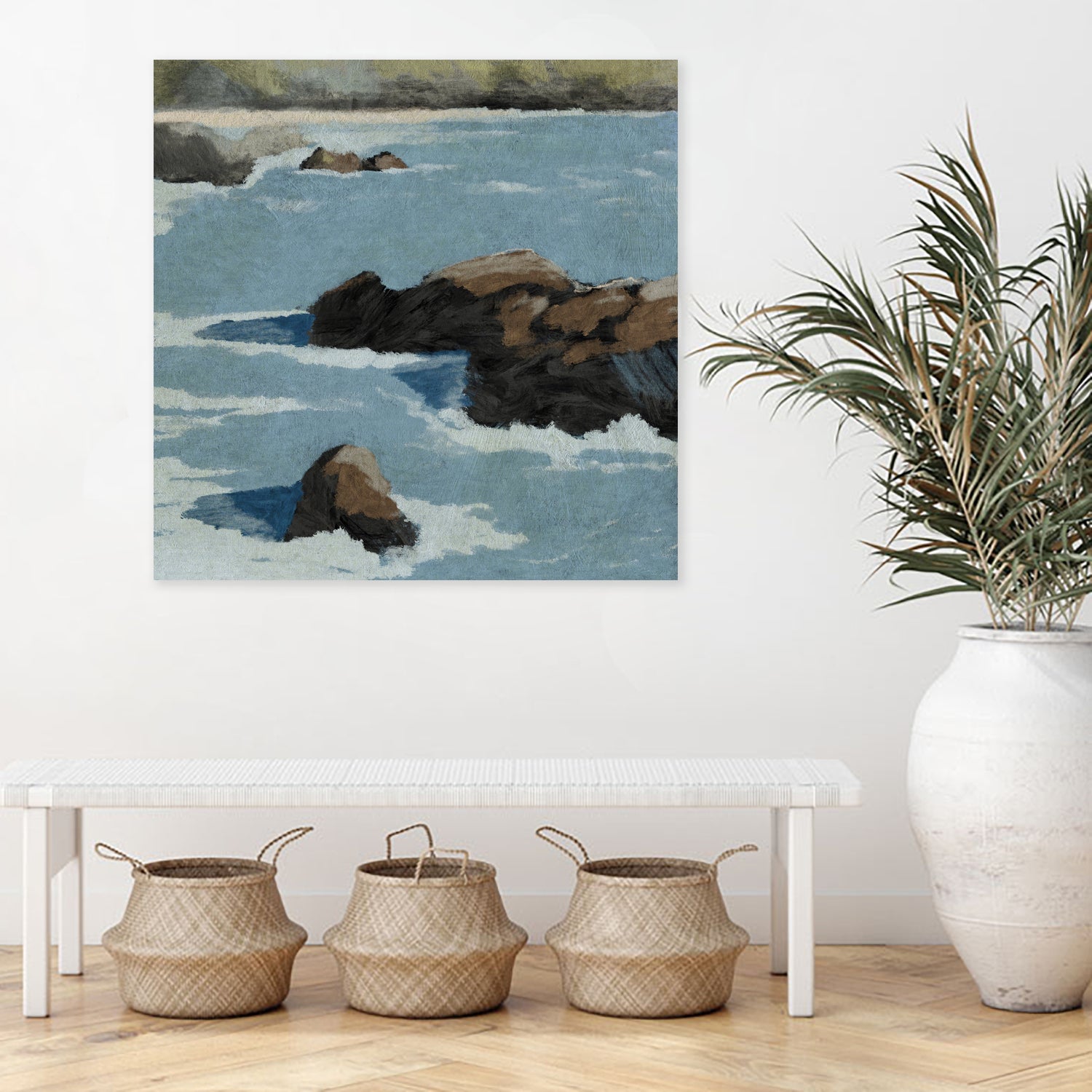 Cliff View by Dan Hobday on GIANT ART - landscape cliffs