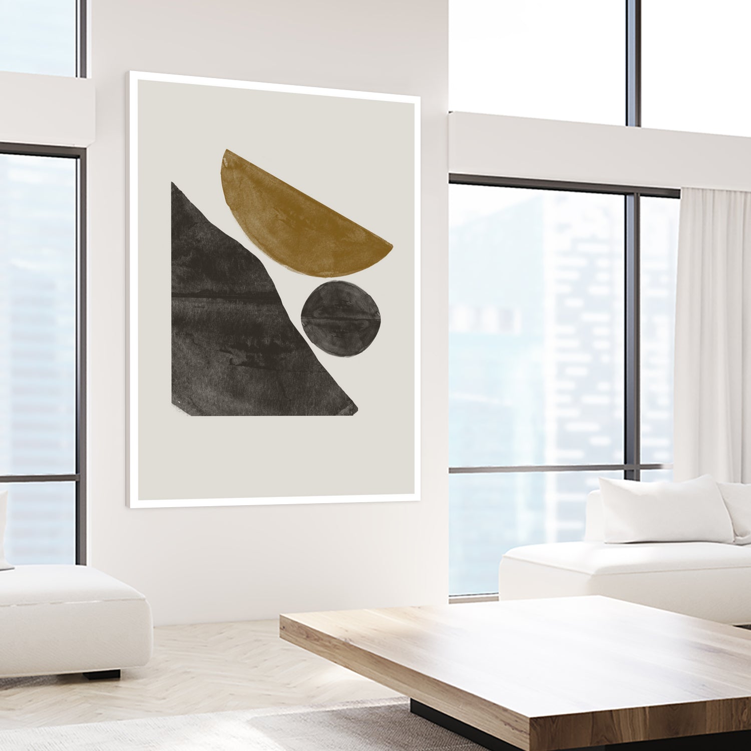 Shapes in Harmony by THE MIUUS STUDIO on GIANT ART - illustration abstract art print