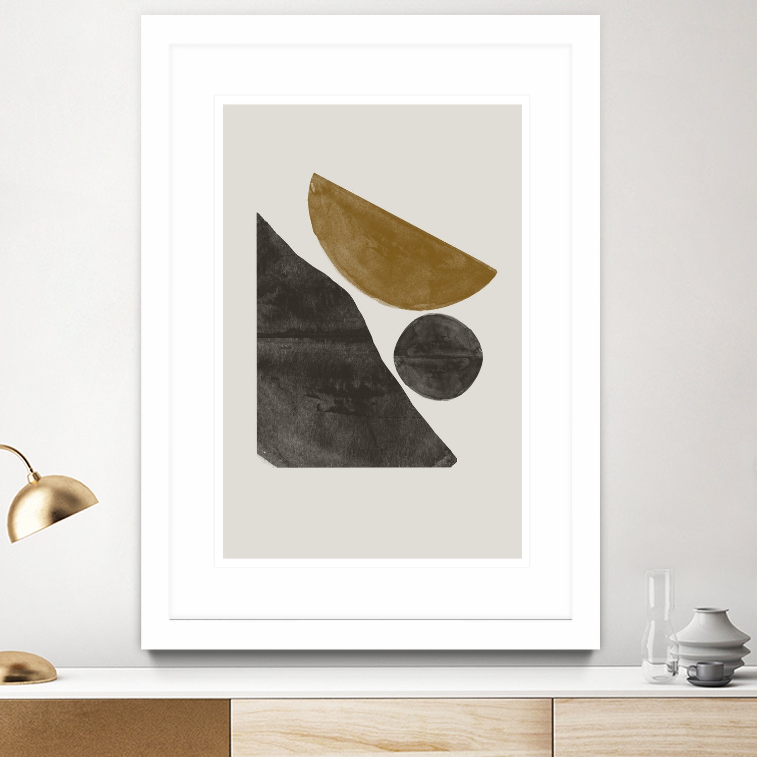 Shapes in Harmony by THE MIUUS STUDIO on GIANT ART - illustration abstract art print