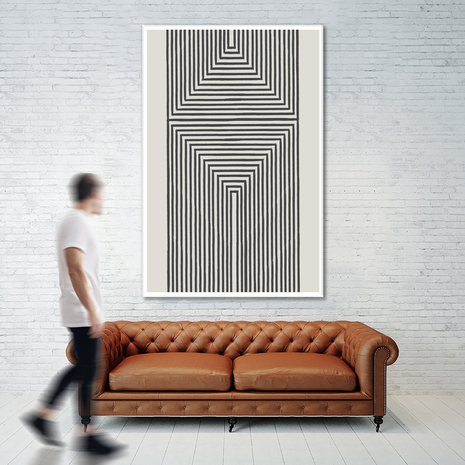 Geometric Echoes by THE MIUUS STUDIO on GIANT ART - 7200 illustration