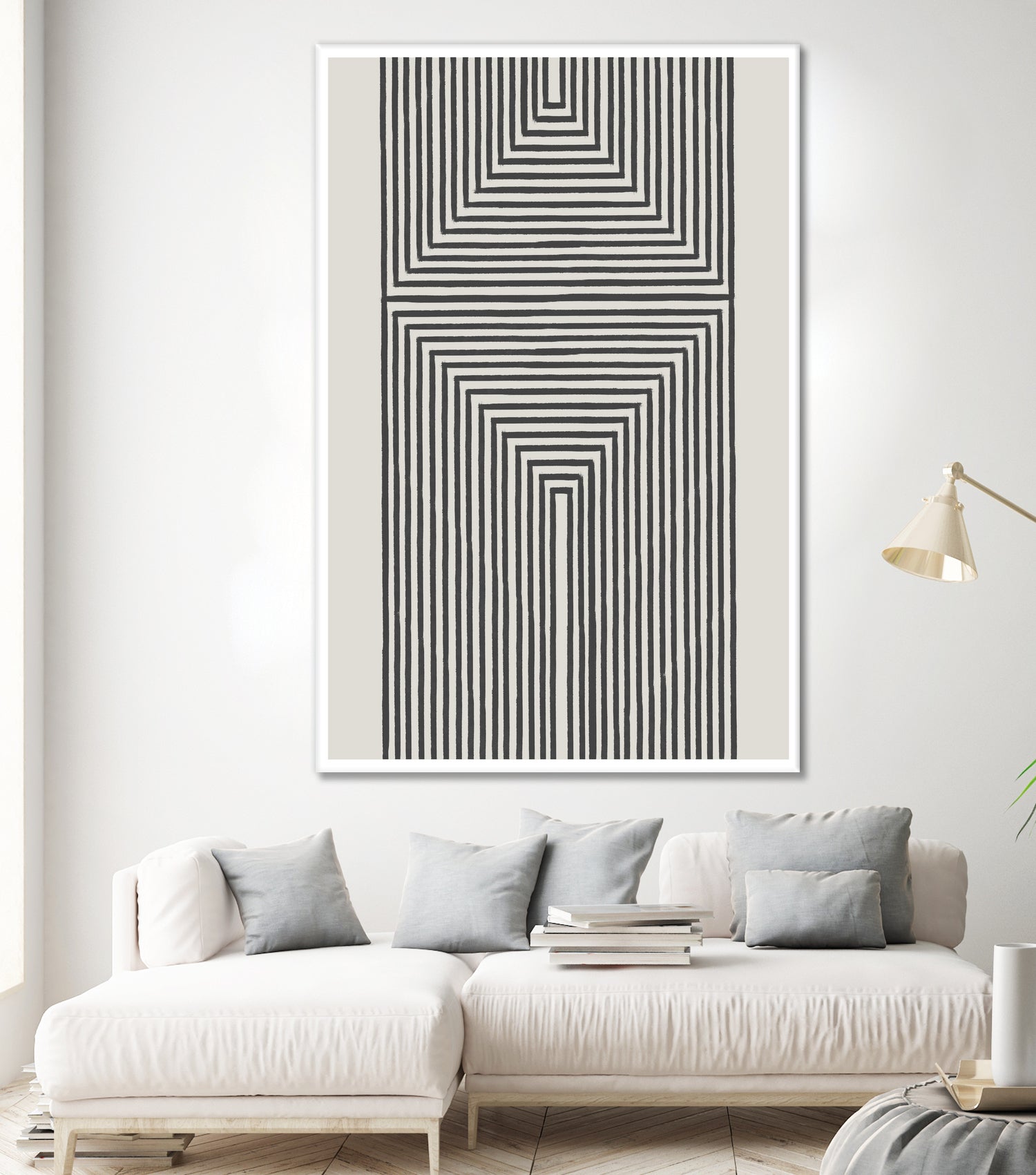 Geometric Echoes by THE MIUUS STUDIO on GIANT ART - 7200 illustration