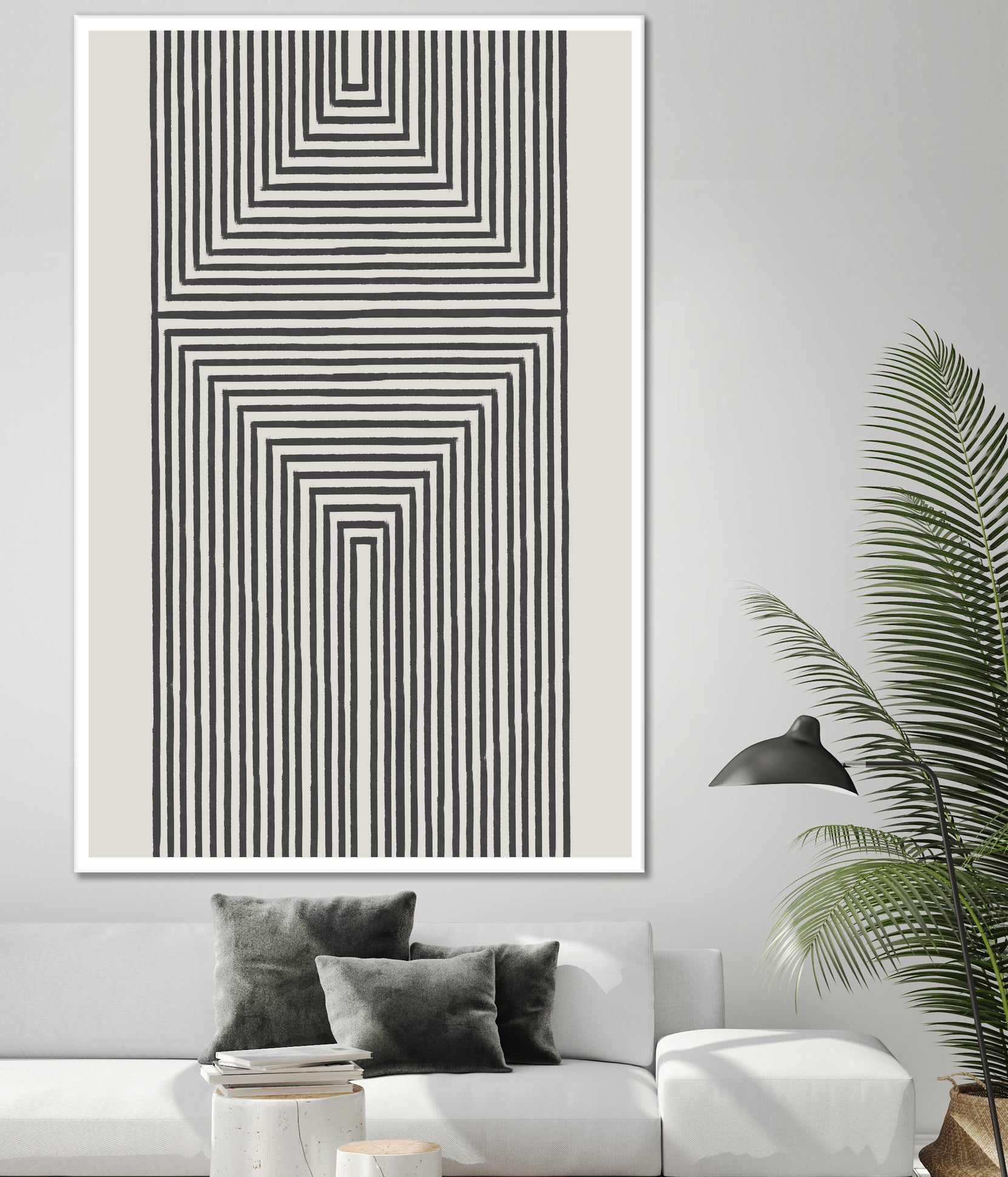 Geometric Echoes by THE MIUUS STUDIO on GIANT ART - 7200 illustration