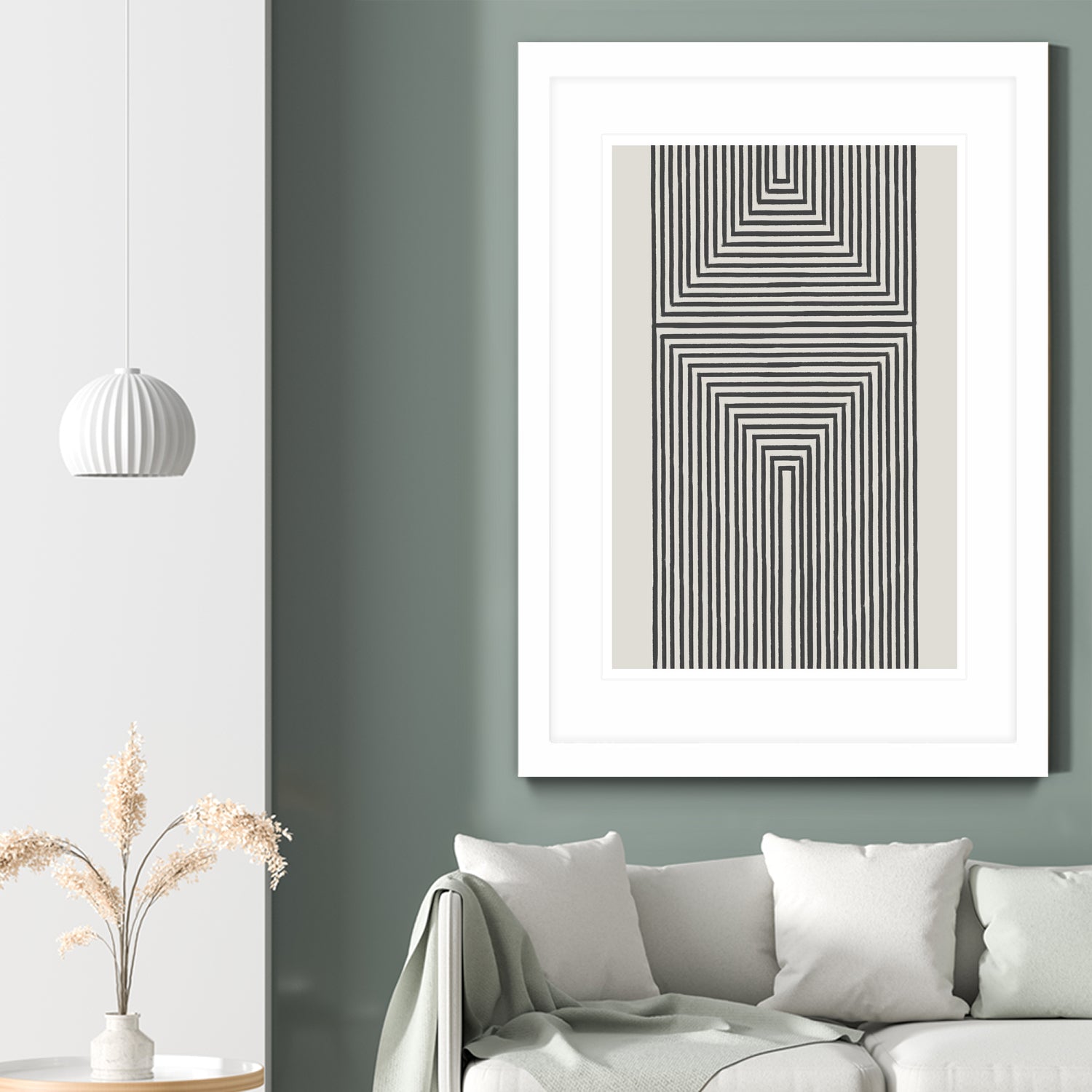 Geometric Echoes by THE MIUUS STUDIO on GIANT ART - 7200 illustration