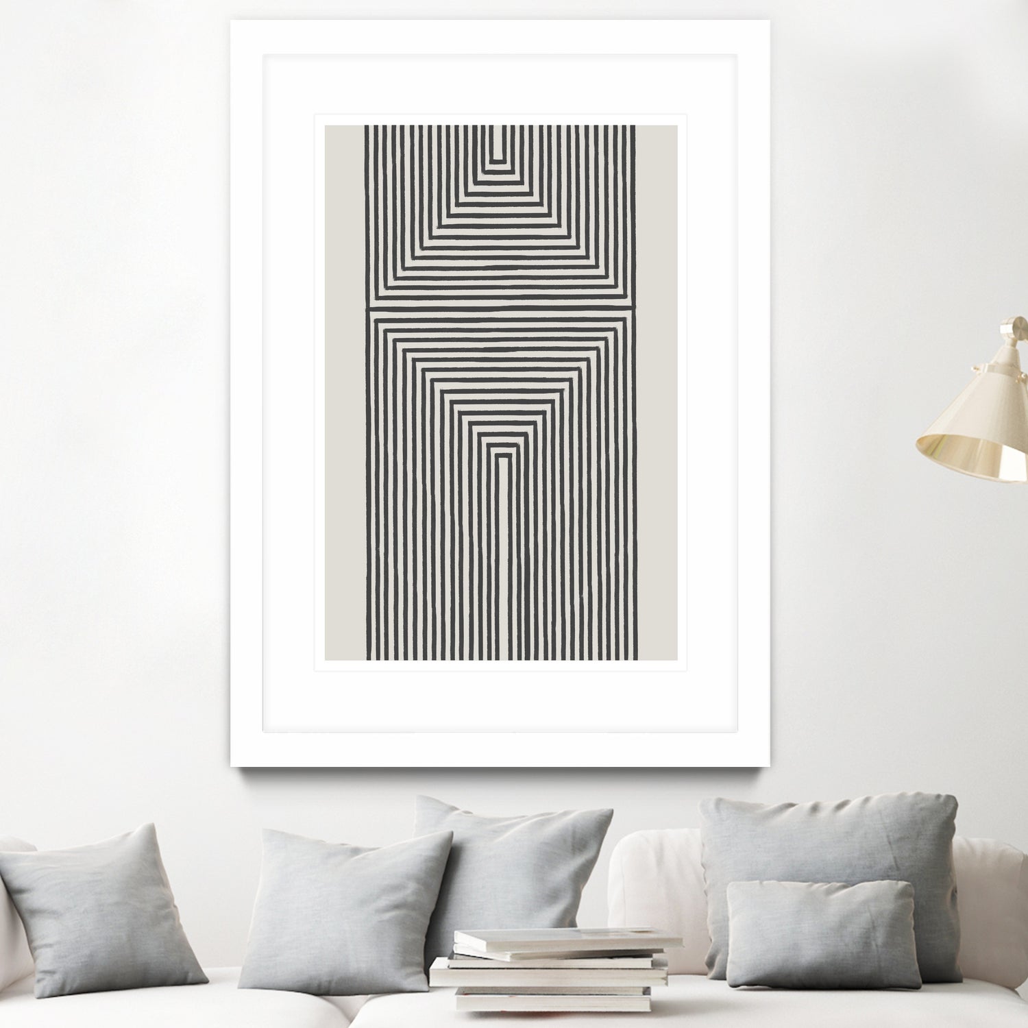 Geometric Echoes by THE MIUUS STUDIO on GIANT ART - 7200 illustration