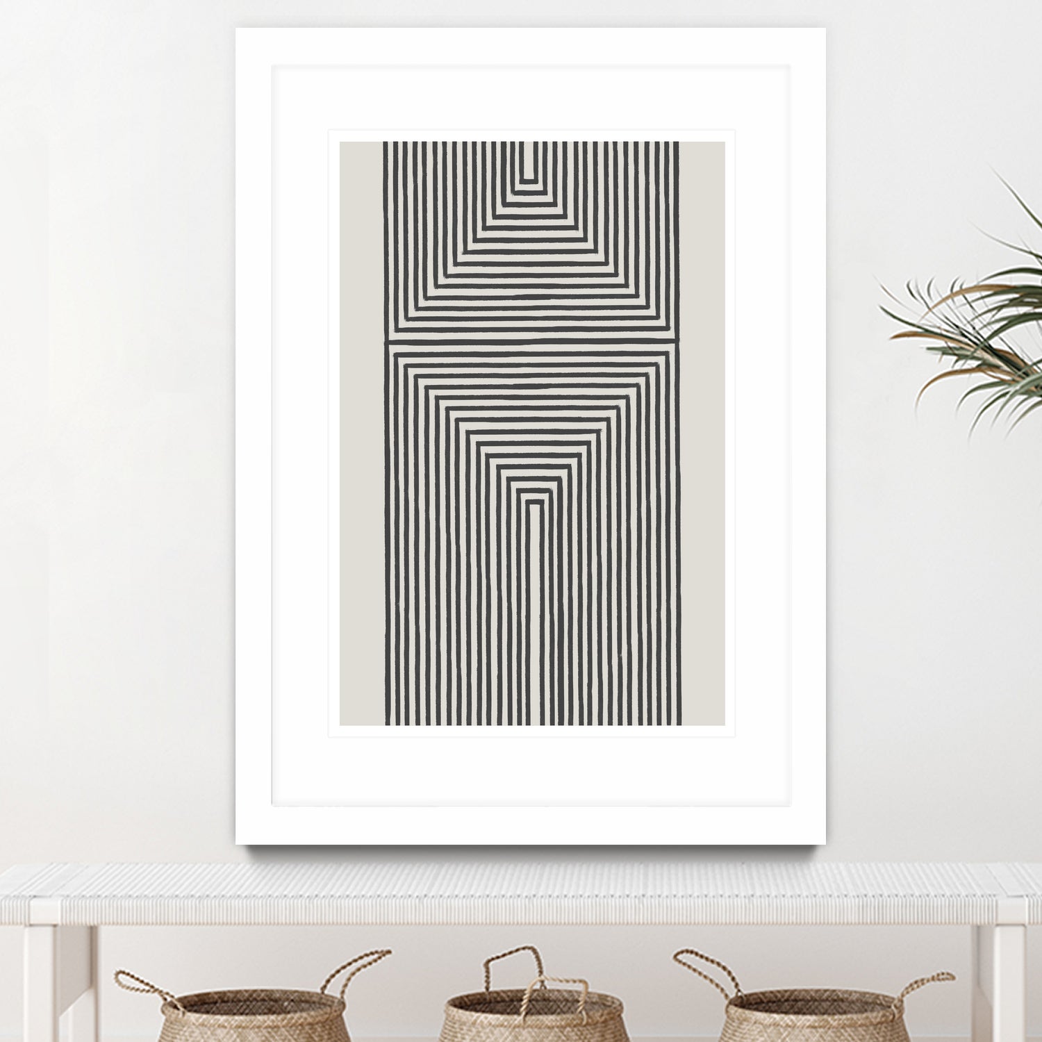 Geometric Echoes by THE MIUUS STUDIO on GIANT ART - 7200 illustration
