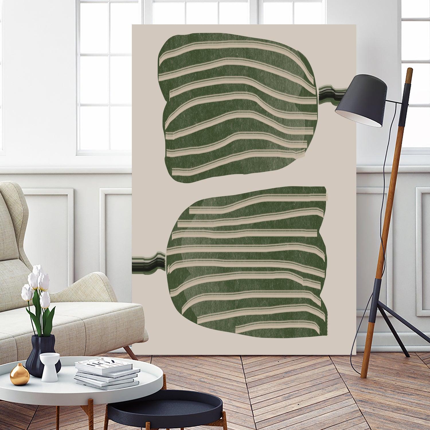 Abstract Tulips by THE MIUUS STUDIO on GIANT ART - drawing flowers and plants drawing