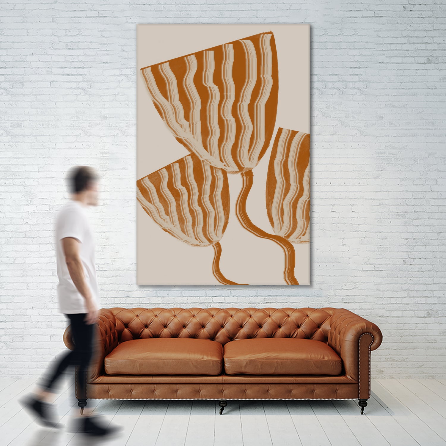 Modern Flowers by THE MIUUS STUDIO on GIANT ART - botanical flower