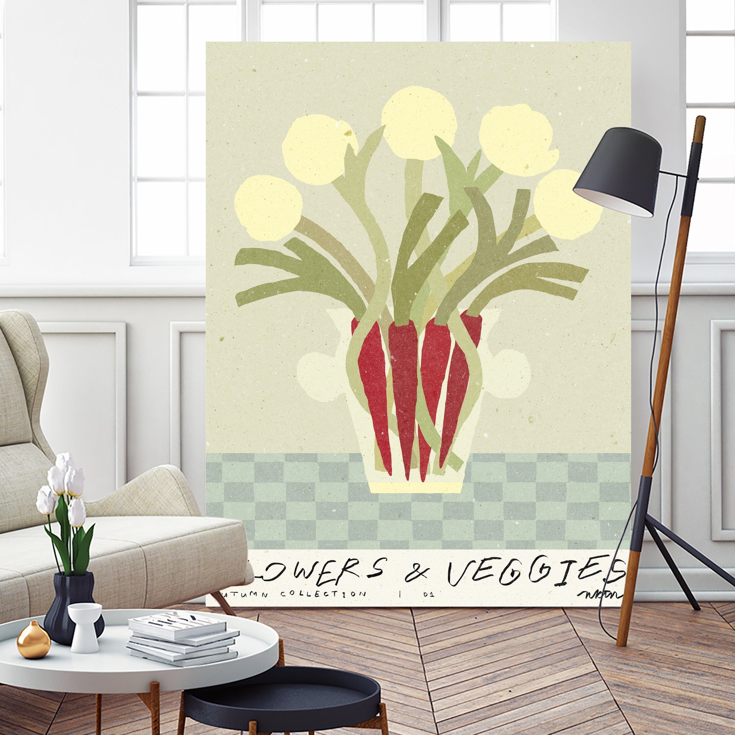 Flowers a Veggies 01 by NKTN on GIANT ART - flowers and plants text