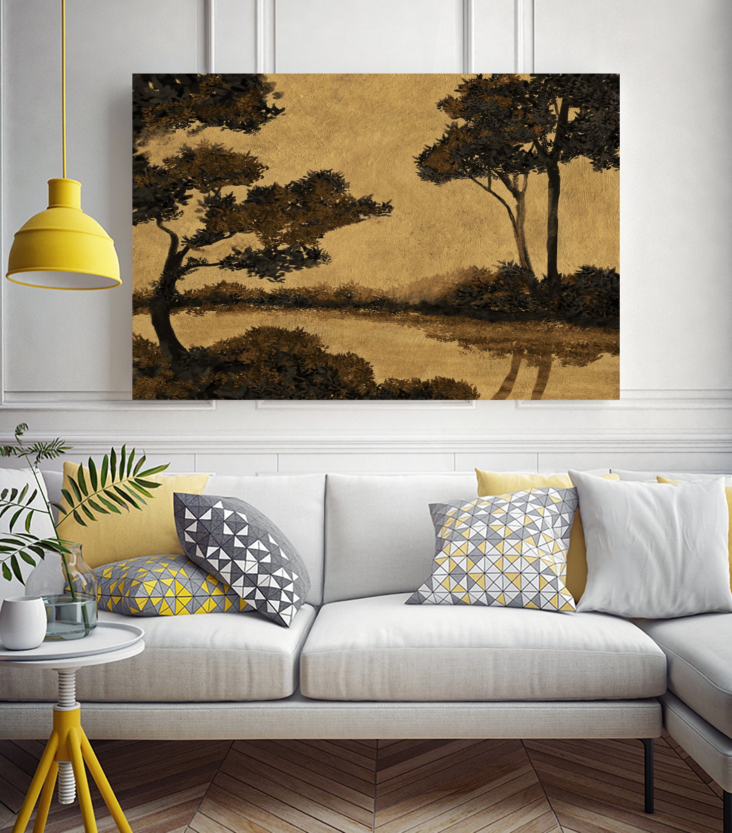 Wooland Pond by Dan Hobday on GIANT ART - nature and landscapes painting