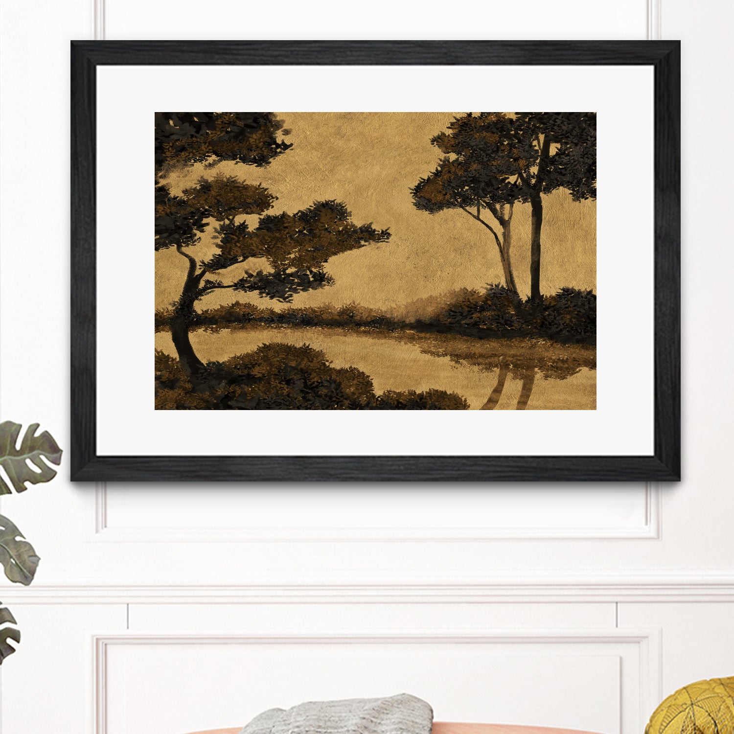 Wooland Pond by Dan Hobday on GIANT ART - nature and landscapes painting