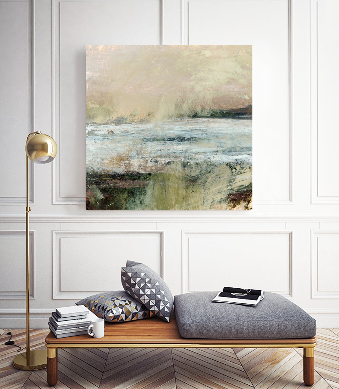 Langstone by Dan Hobday on GIANT ART - abstract ananpainted