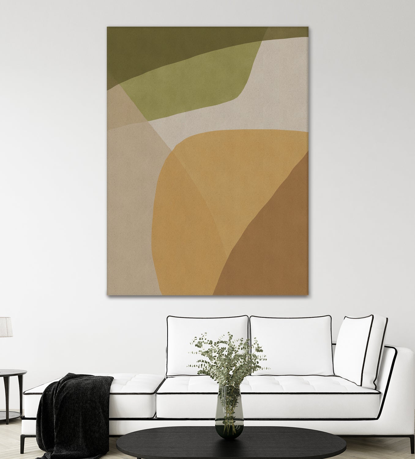 Echoe by Dan Hobday on GIANT ART - abstract beige