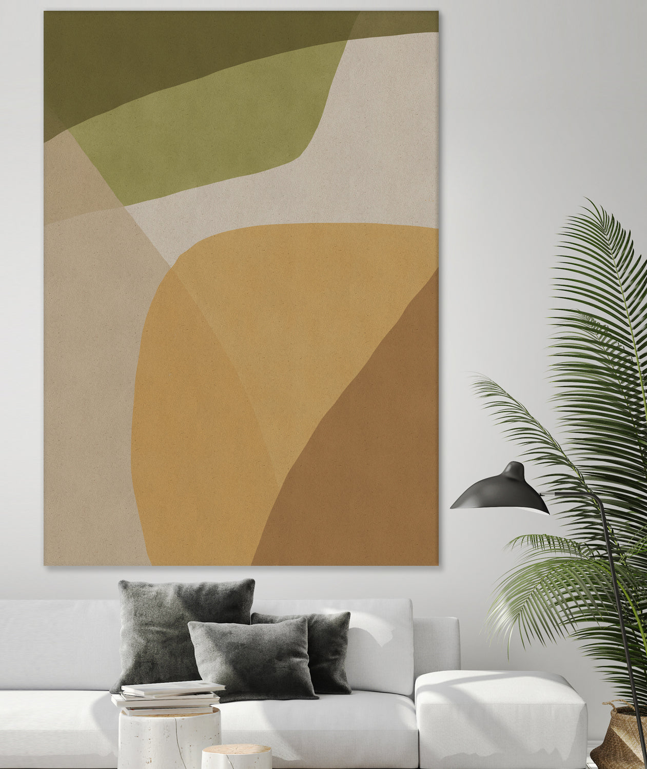 Echoe by Dan Hobday on GIANT ART - abstract beige