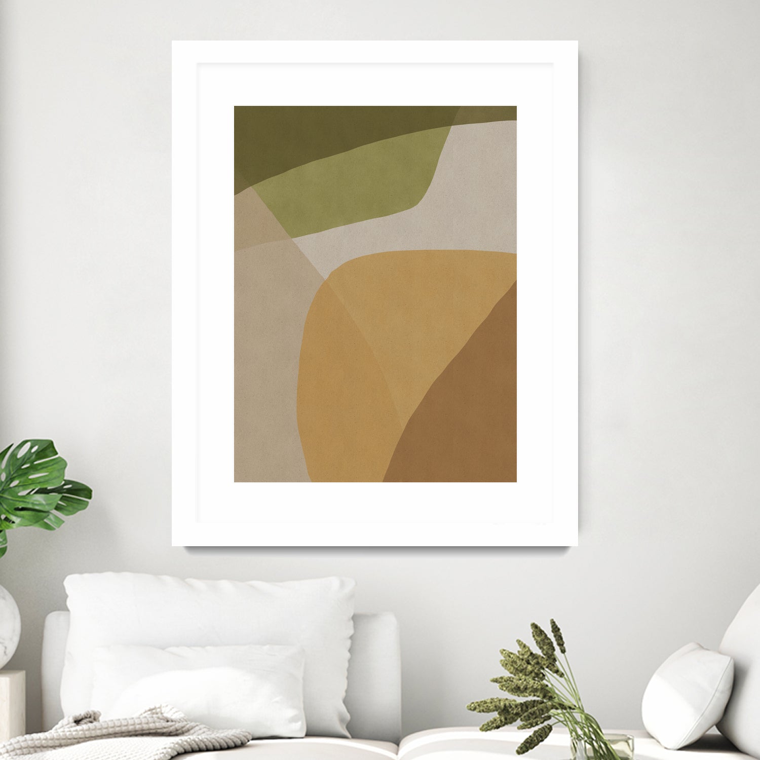 Echoe by Dan Hobday on GIANT ART - abstract beige
