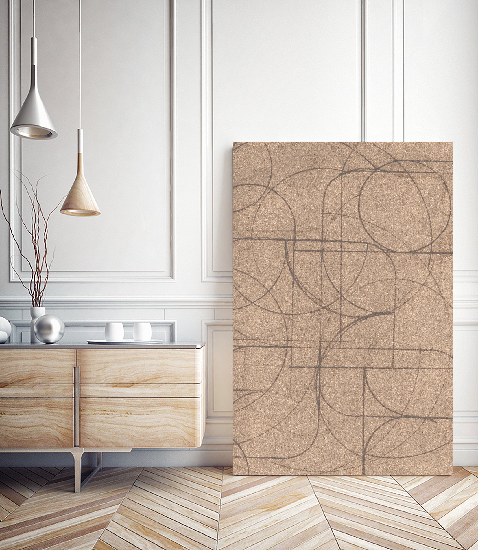 Curved 2 by Dan Hobday on GIANT ART - abstract pattern