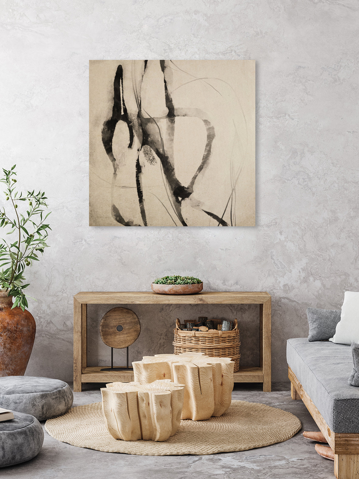 Styled by Dan Hobday on GIANT ART - abstract sketch