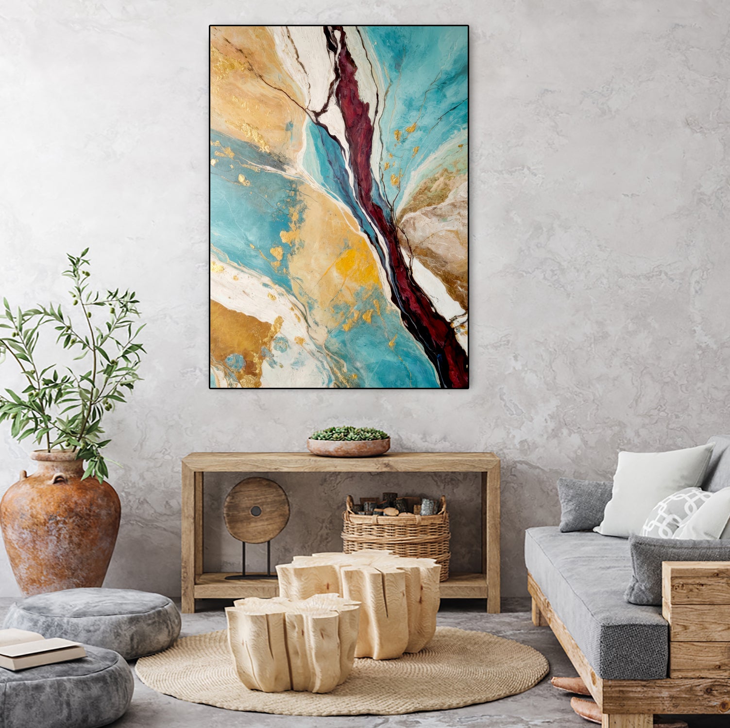 Heartbeats of the Earth by Alpenglow Workshop on GIANT ART - abstract abstract art