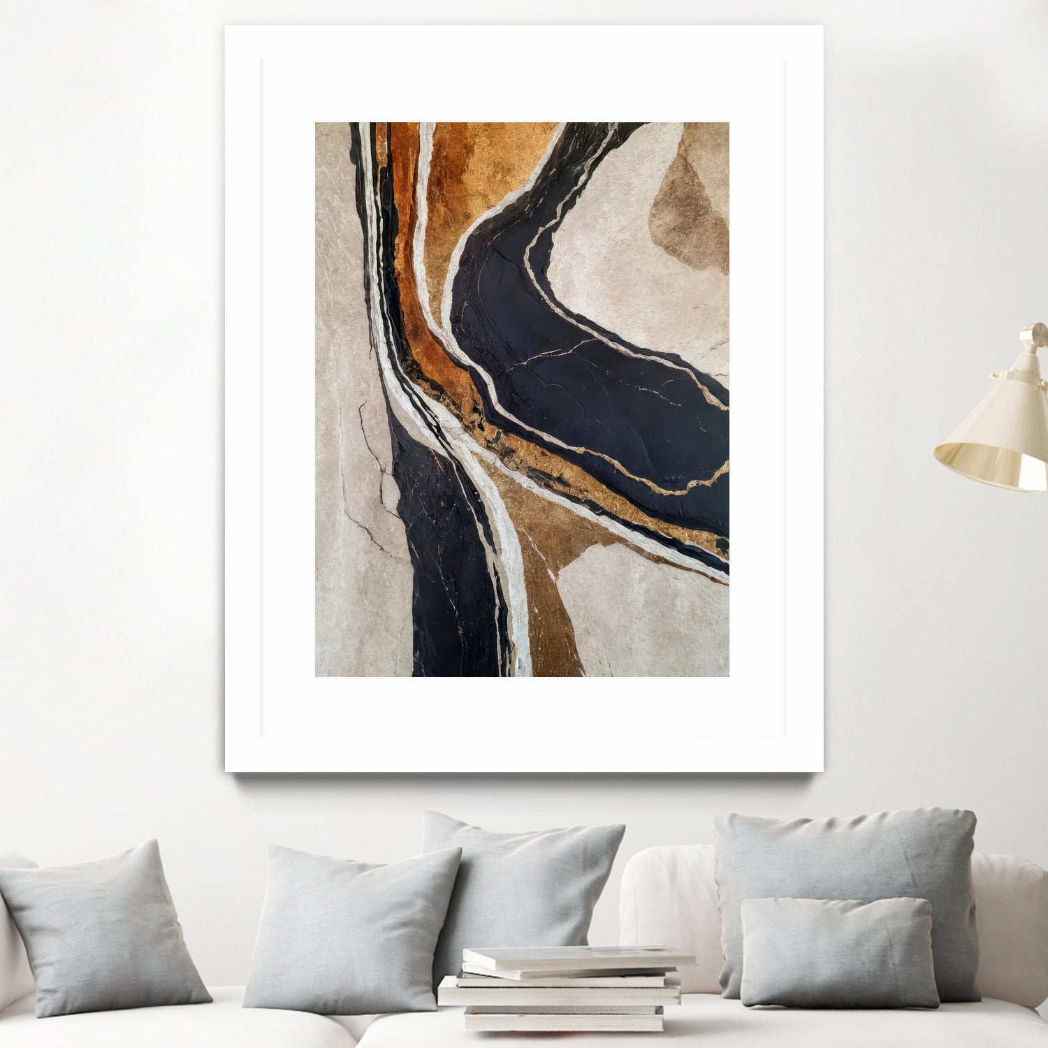 Textured Earth In Black and Gold by Alpenglow Workshop on GIANT ART - aesthetic abstract aesthetic