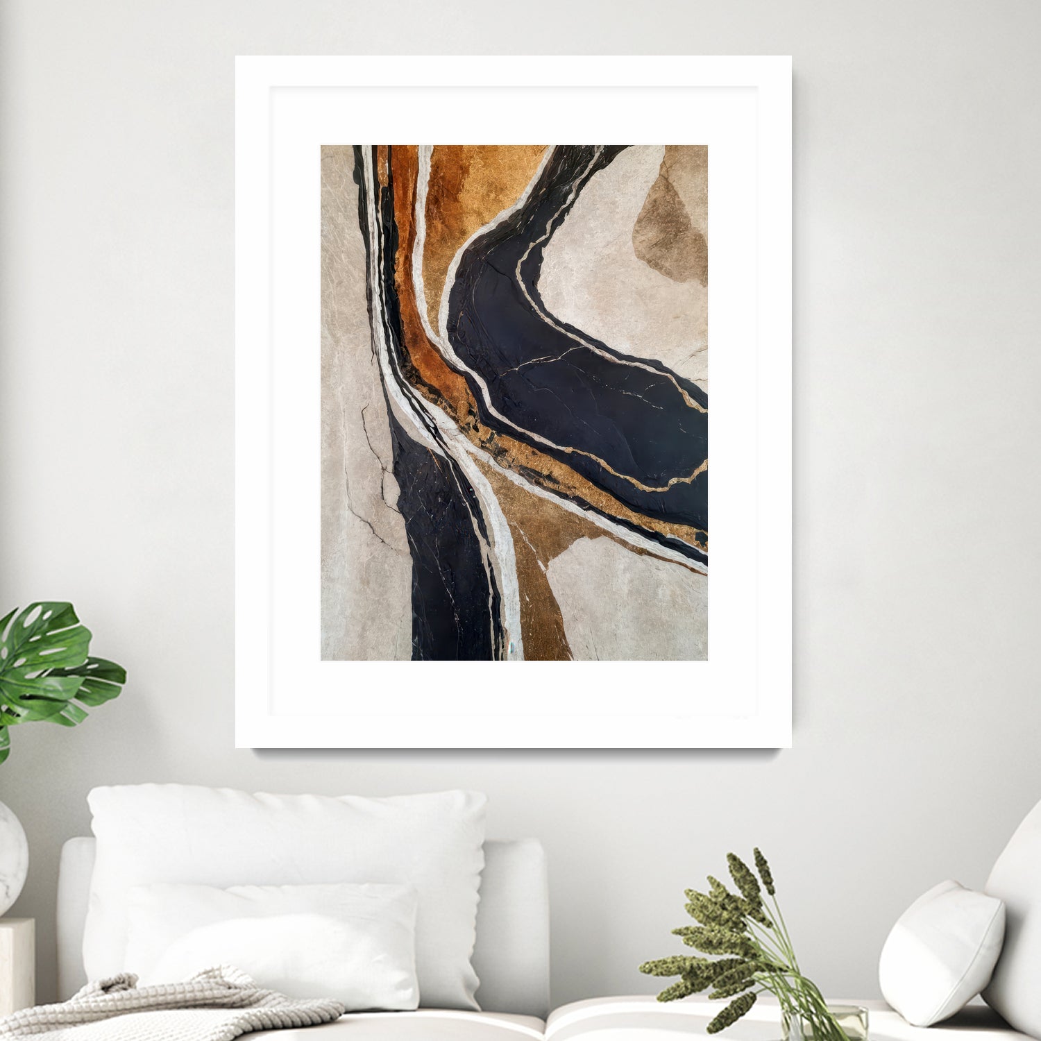 Textured Earth In Black and Gold by Alpenglow Workshop on GIANT ART - aesthetic abstract aesthetic