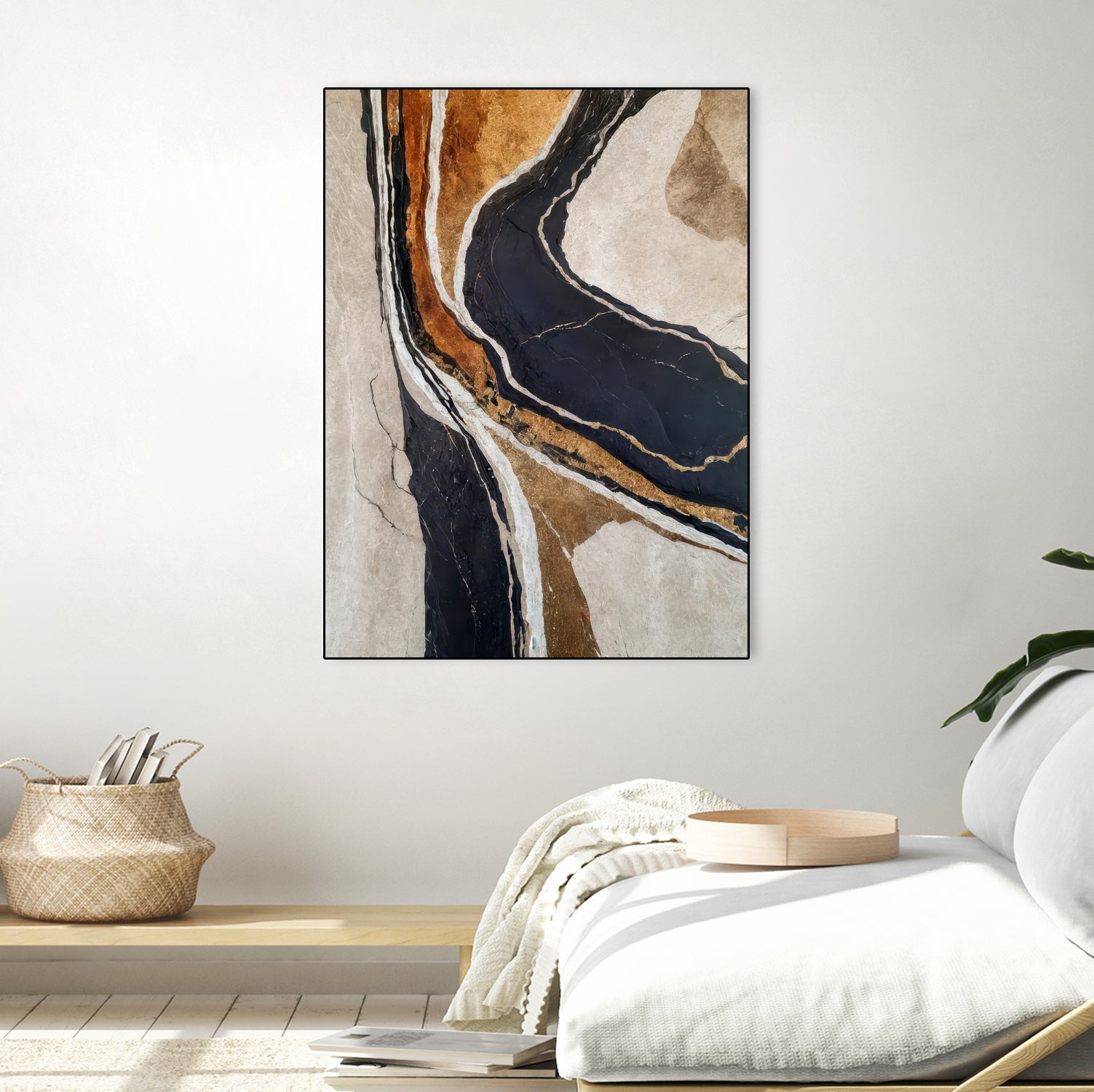 Textured Earth In Black and Gold by Alpenglow Workshop on GIANT ART - aesthetic abstract aesthetic