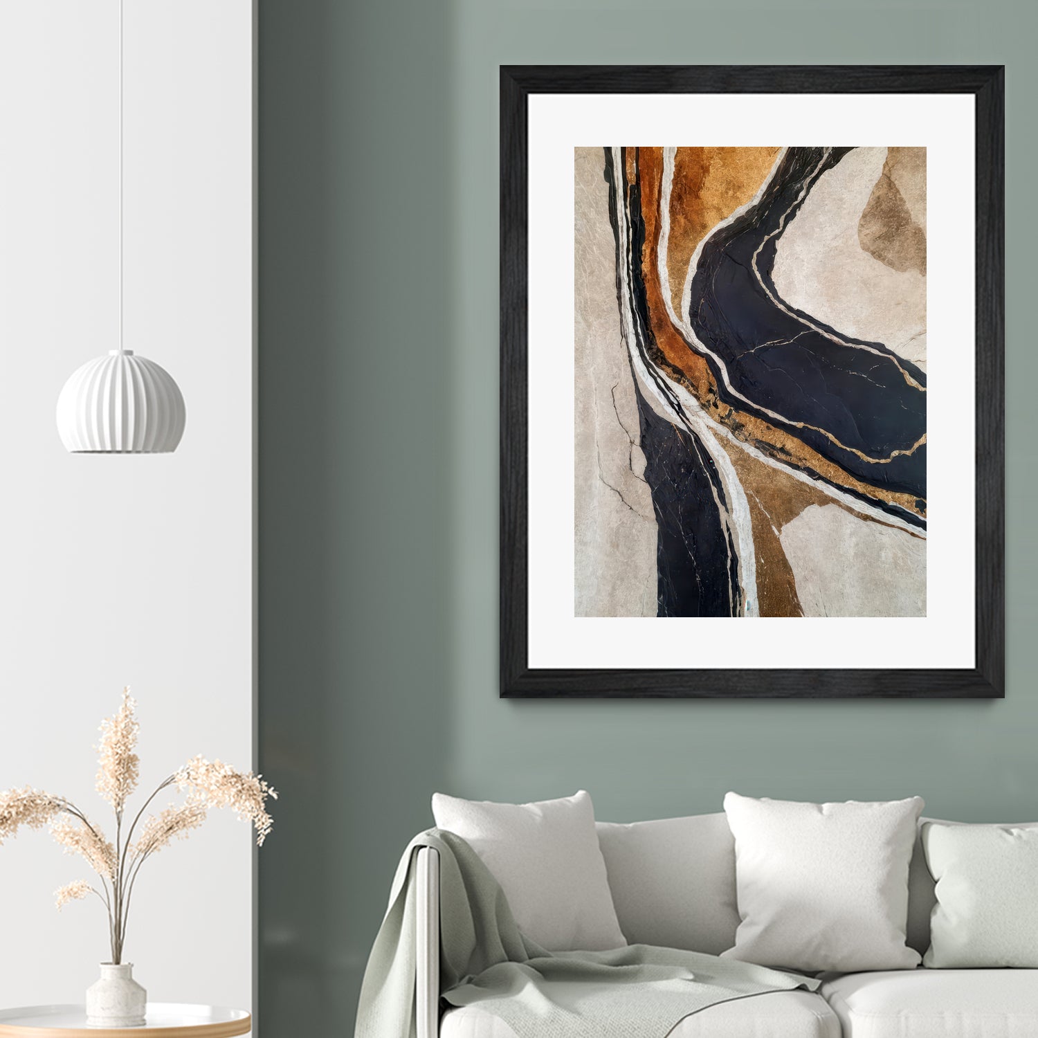 Textured Earth In Black and Gold by Alpenglow Workshop on GIANT ART - aesthetic abstract aesthetic