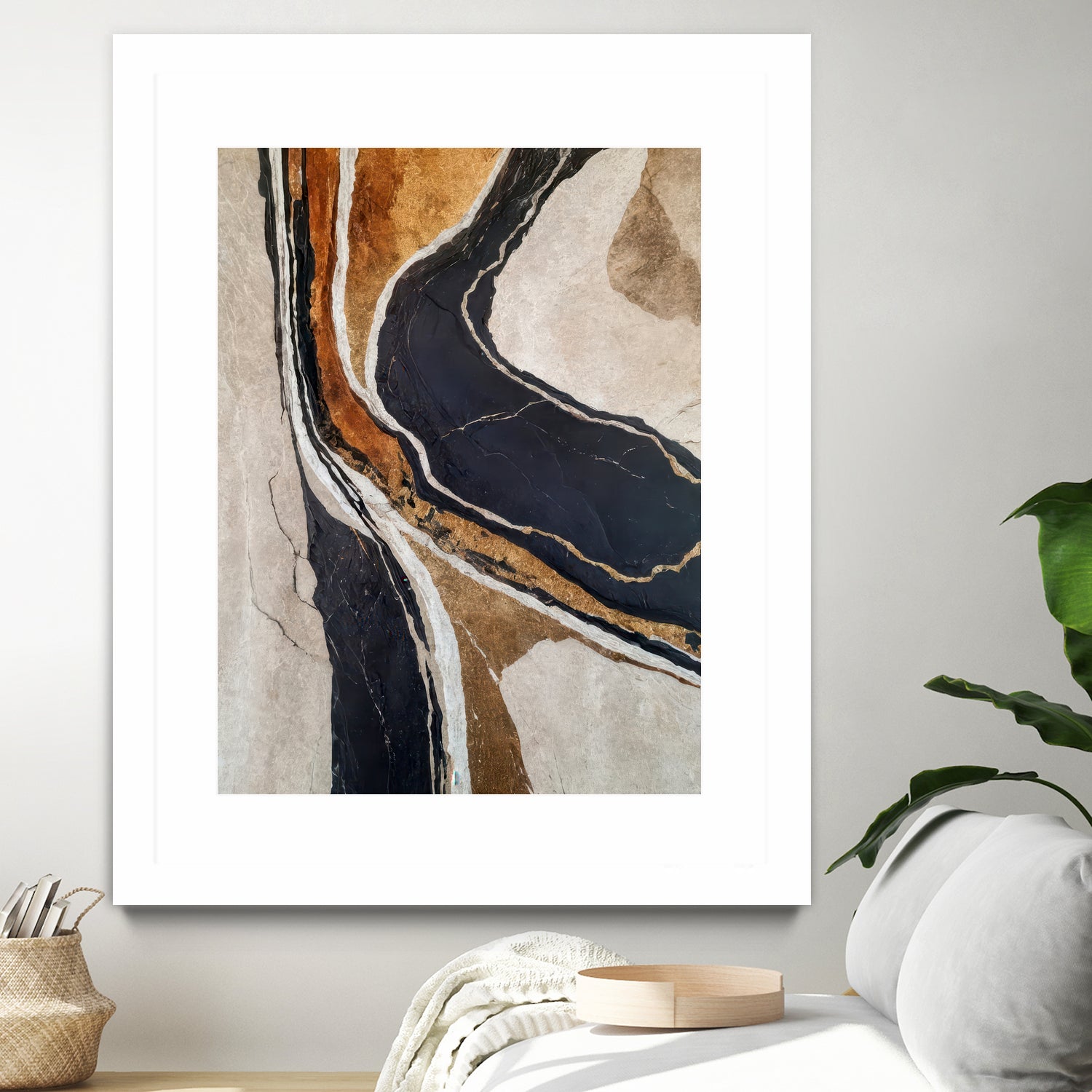 Textured Earth In Black and Gold by Alpenglow Workshop on GIANT ART - aesthetic abstract aesthetic