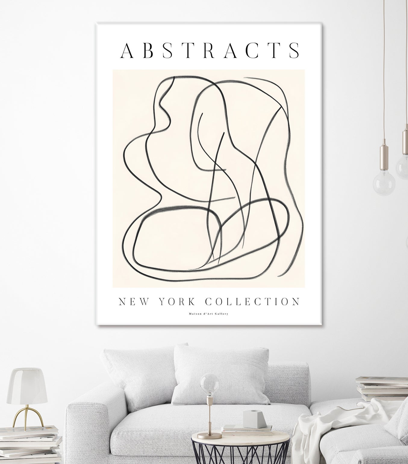 Poster New York Collection 3d by The Printable Studio on GIANT ART - line art sketch