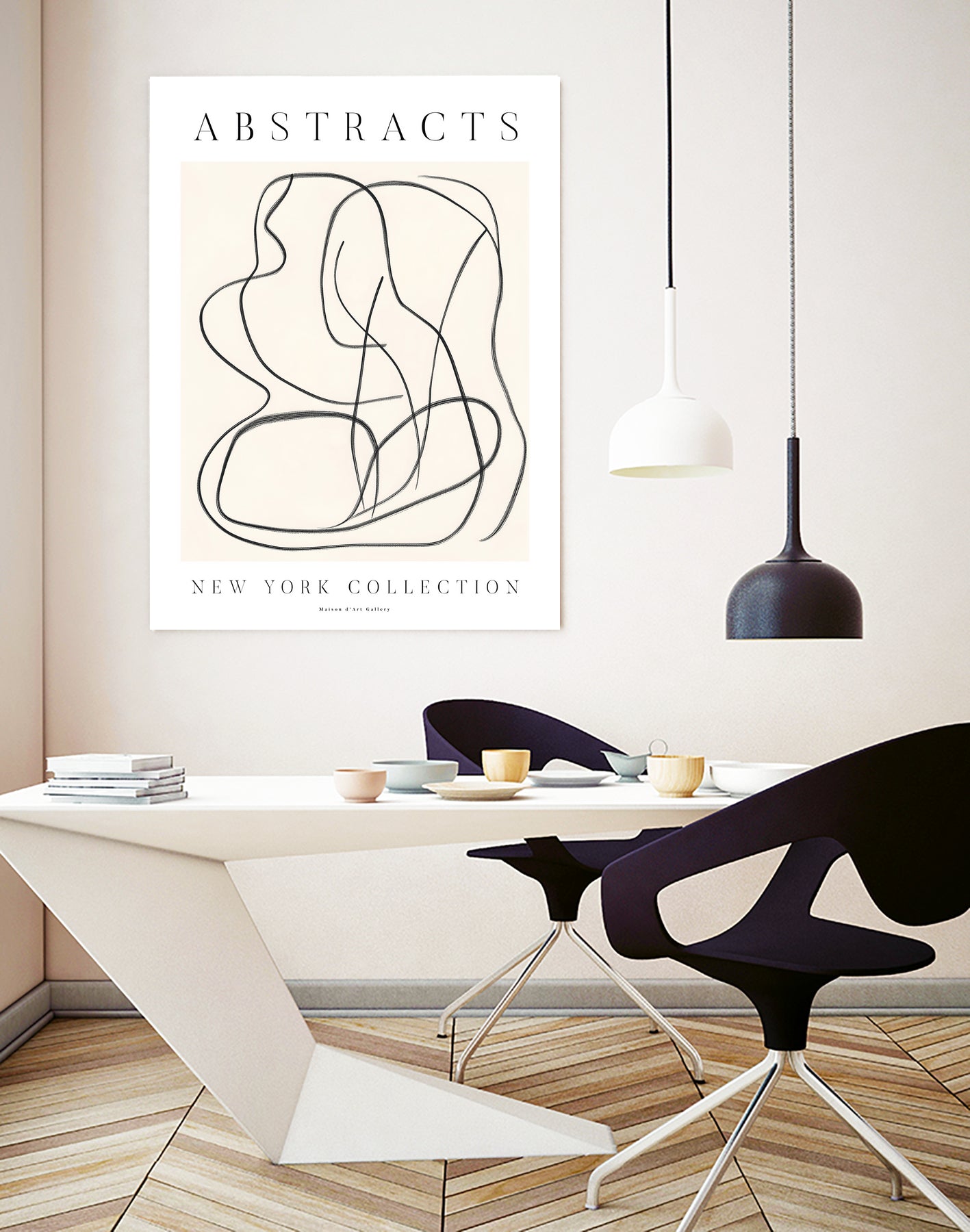 Poster New York Collection 3d by The Printable Studio on GIANT ART - line art sketch