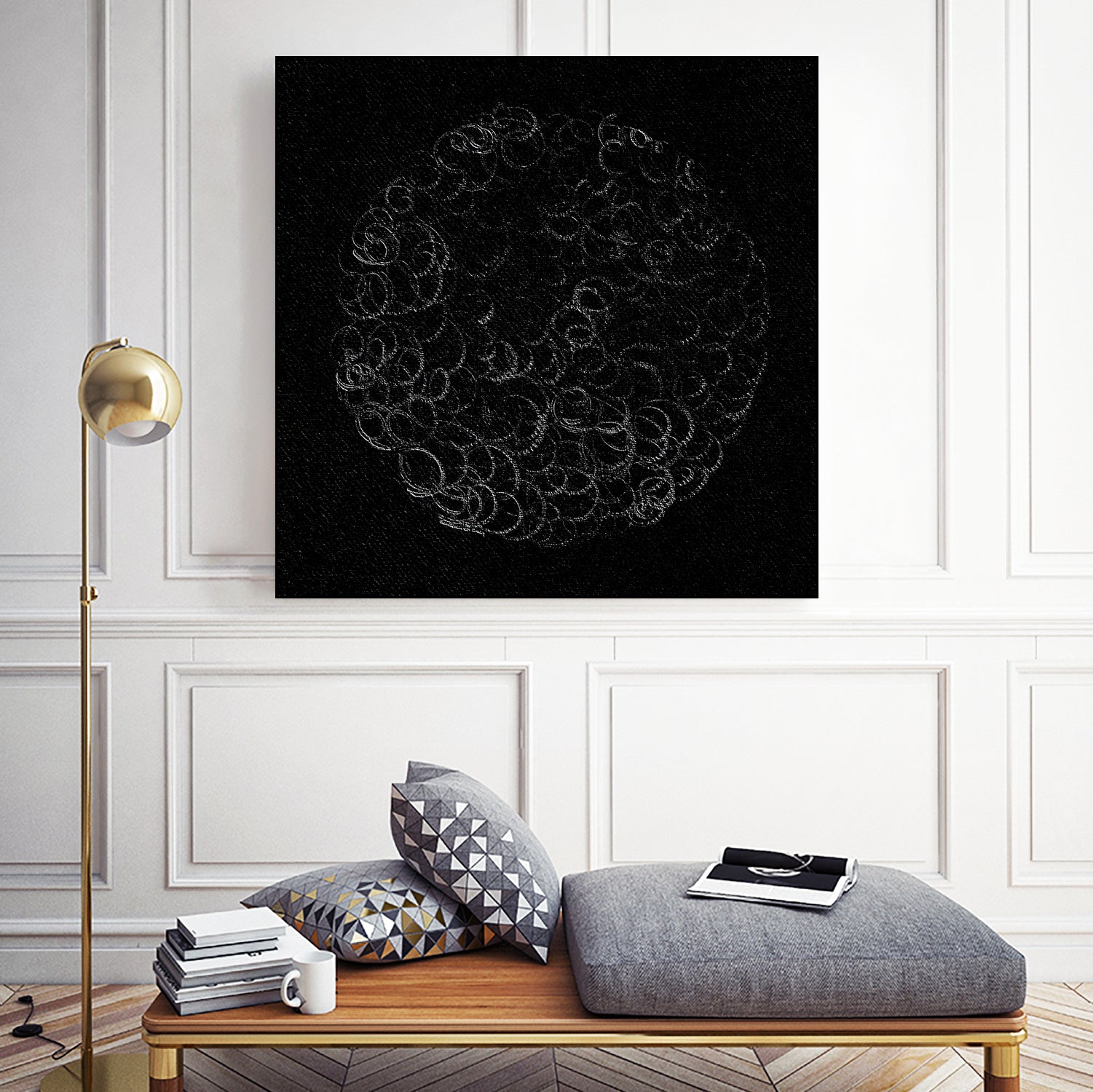 Round Shape 35 by Santhosh ch on GIANT ART - line art drawing