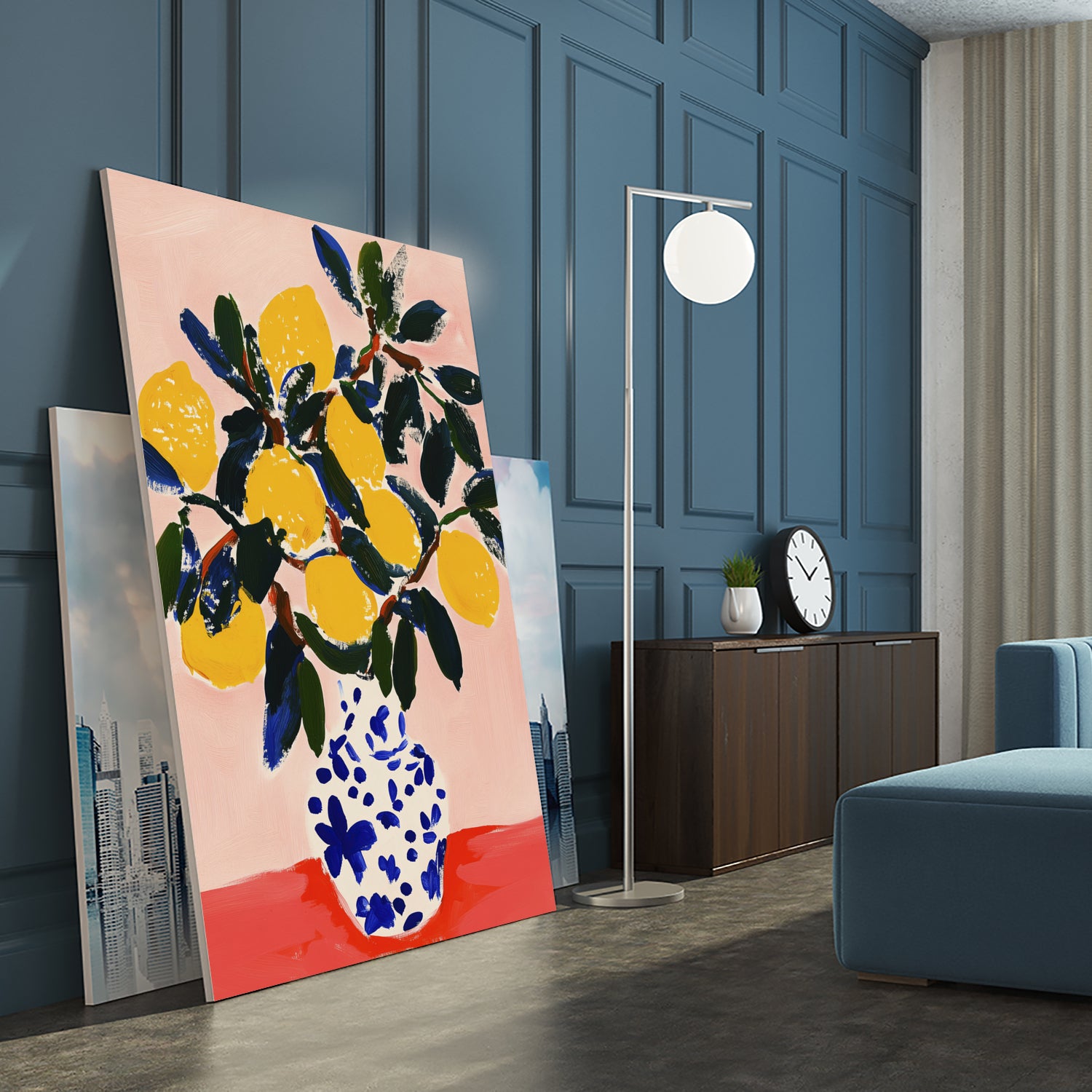 Lemon bouquet by Treechild on GIANT ART - painting flowers and plants painting