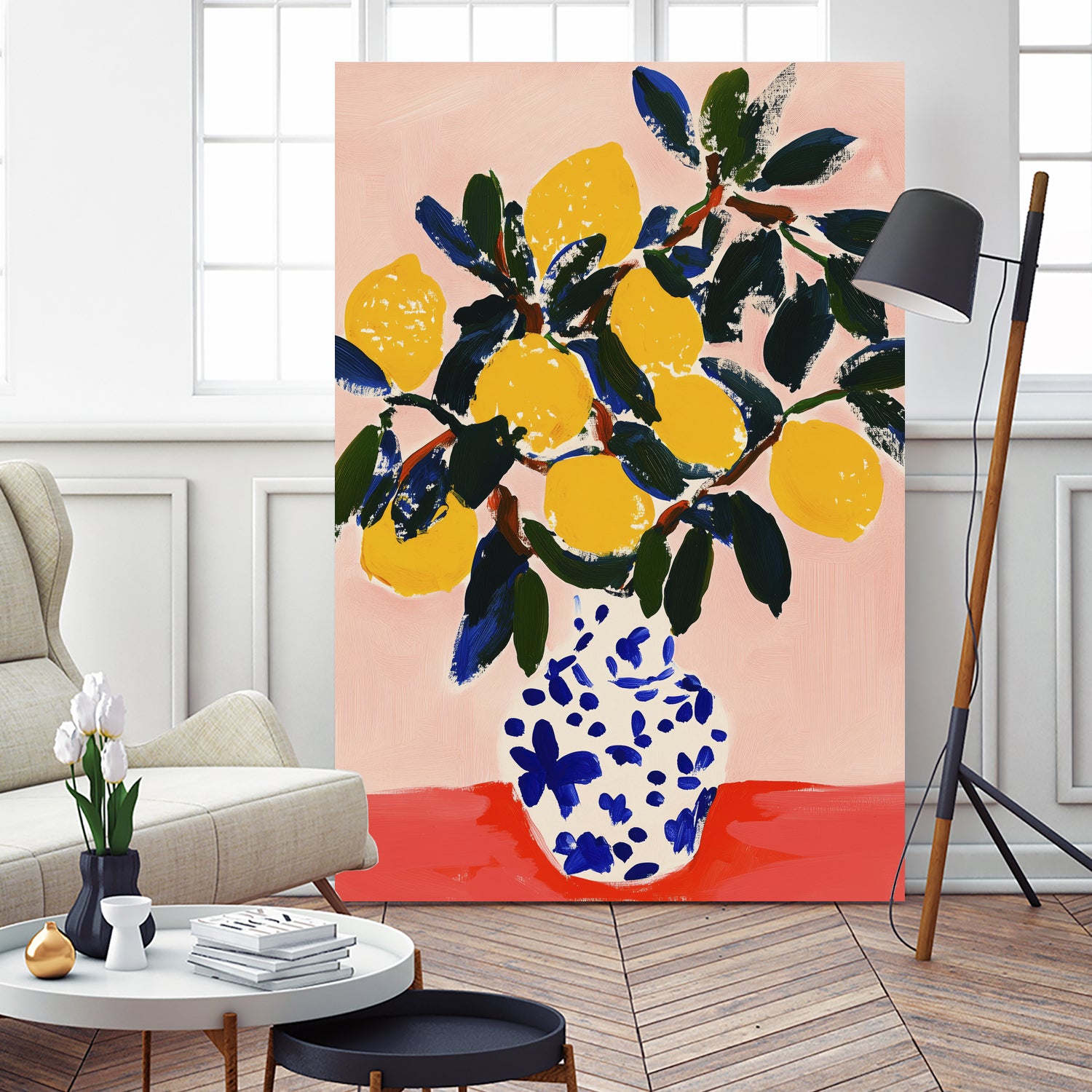 Lemon bouquet by Treechild on GIANT ART - painting flowers and plants painting