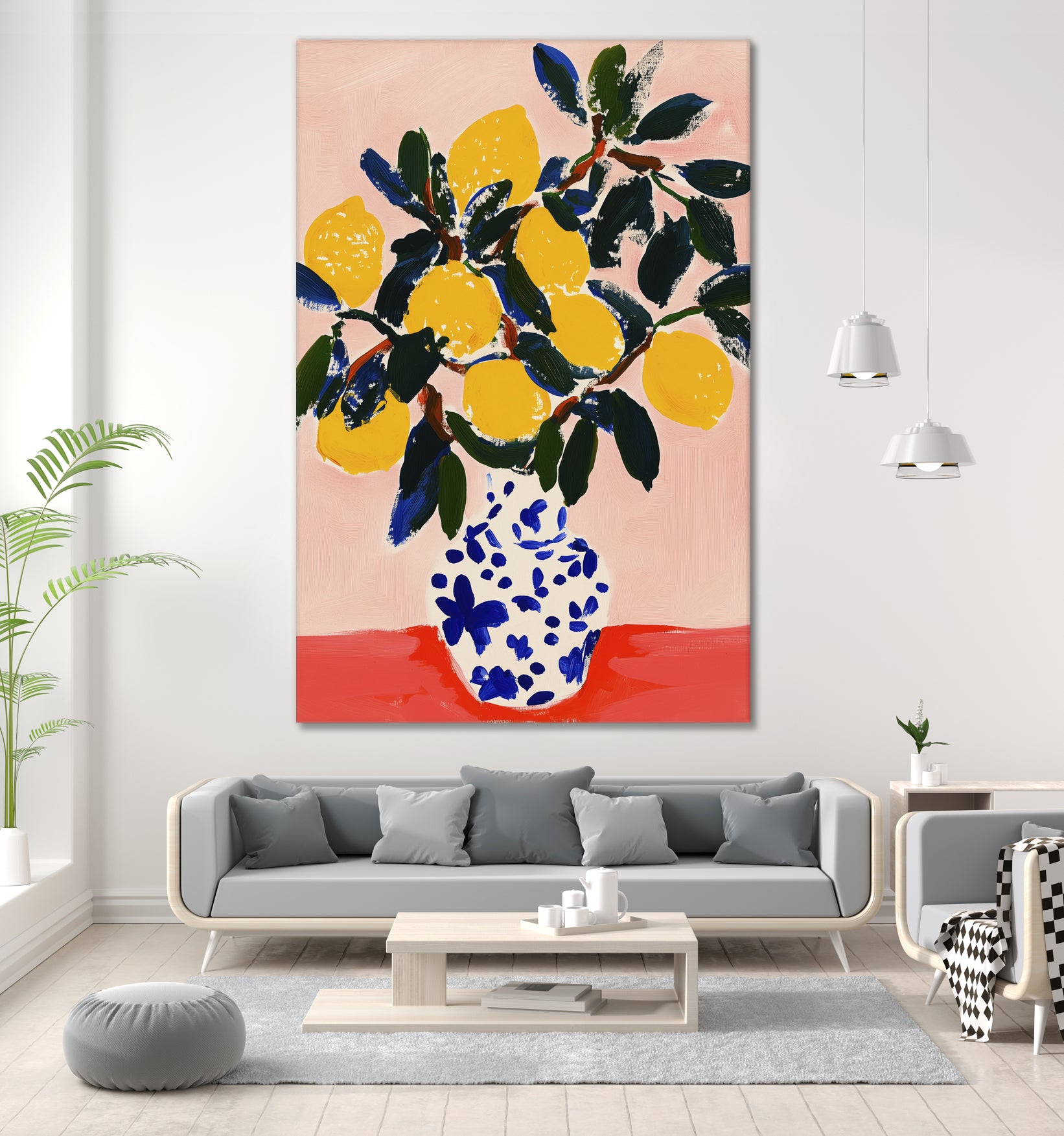 Lemon bouquet by Treechild on GIANT ART - painting flowers and plants painting