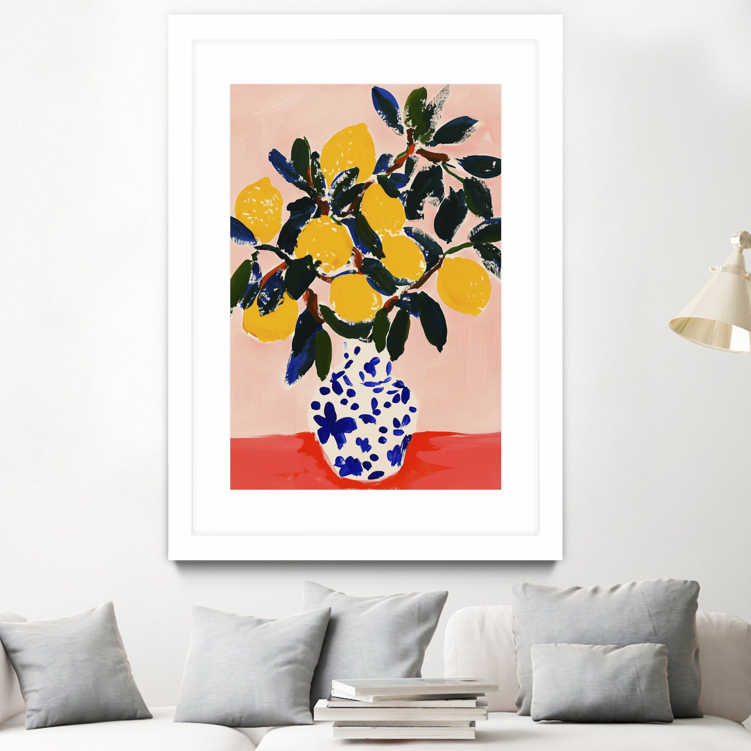 Lemon bouquet by Treechild on GIANT ART - painting flowers and plants painting