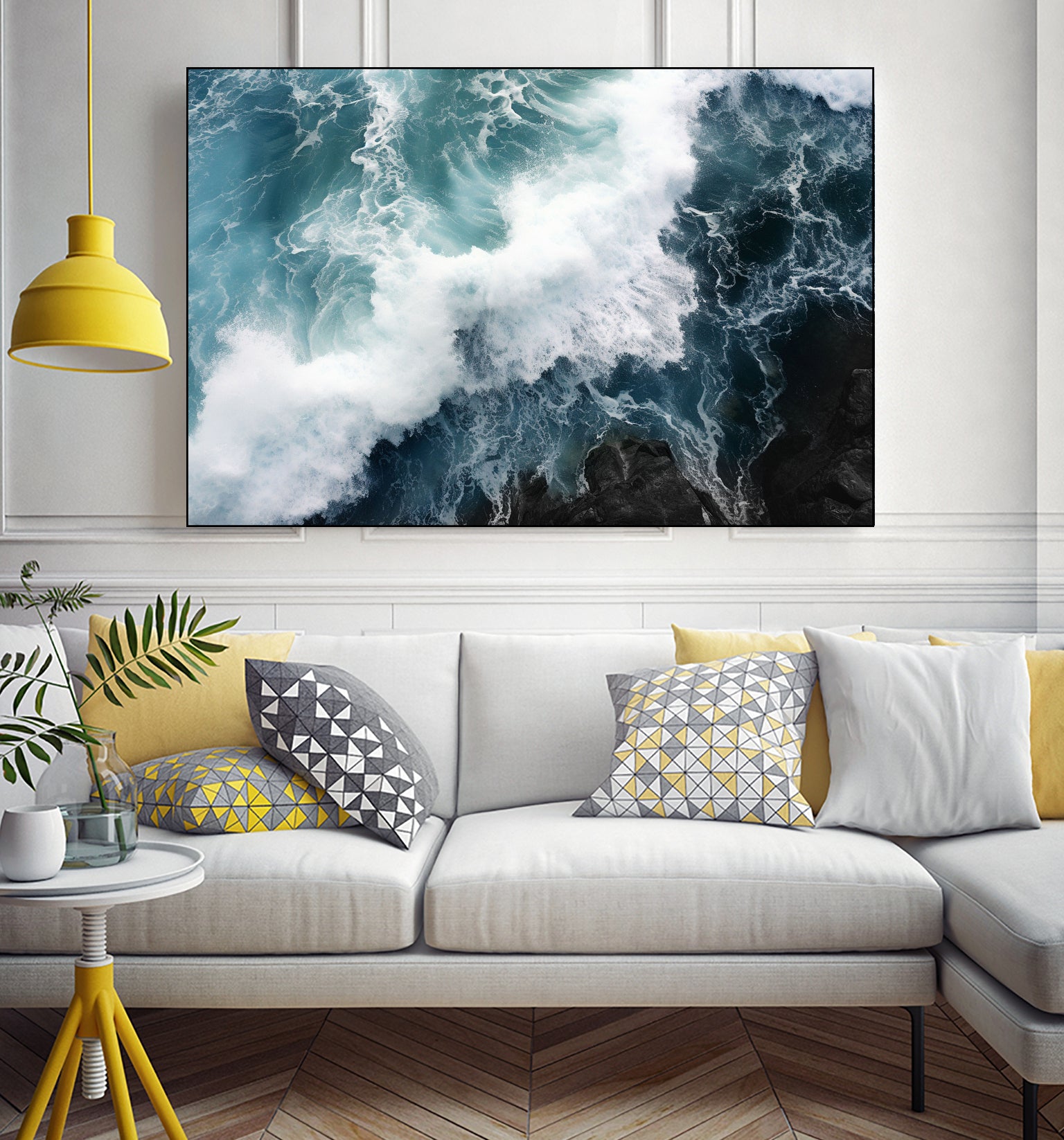 Rage In Blues..!! by Hosam.Karara on GIANT ART - blue landscape blended