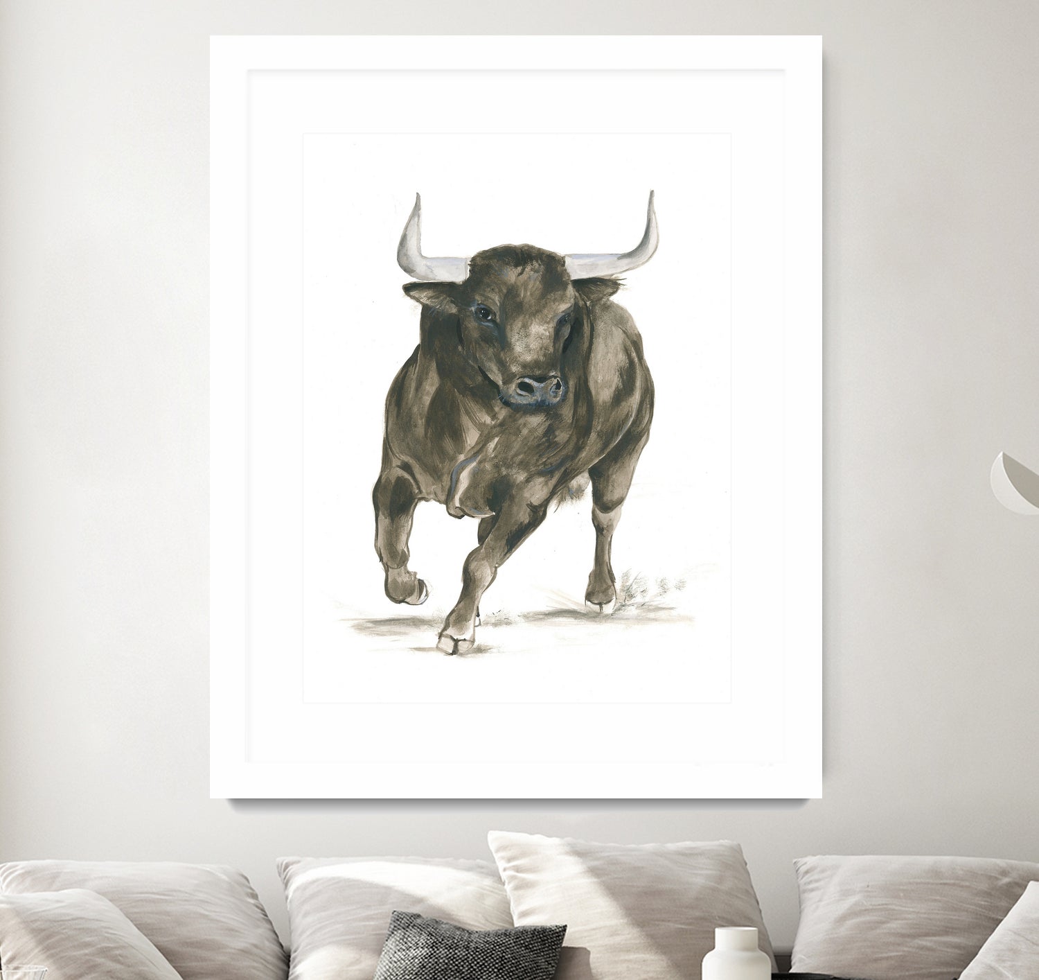 Charging Bull Power by Isabelle Brent on GIANT ART - 4885 illustration