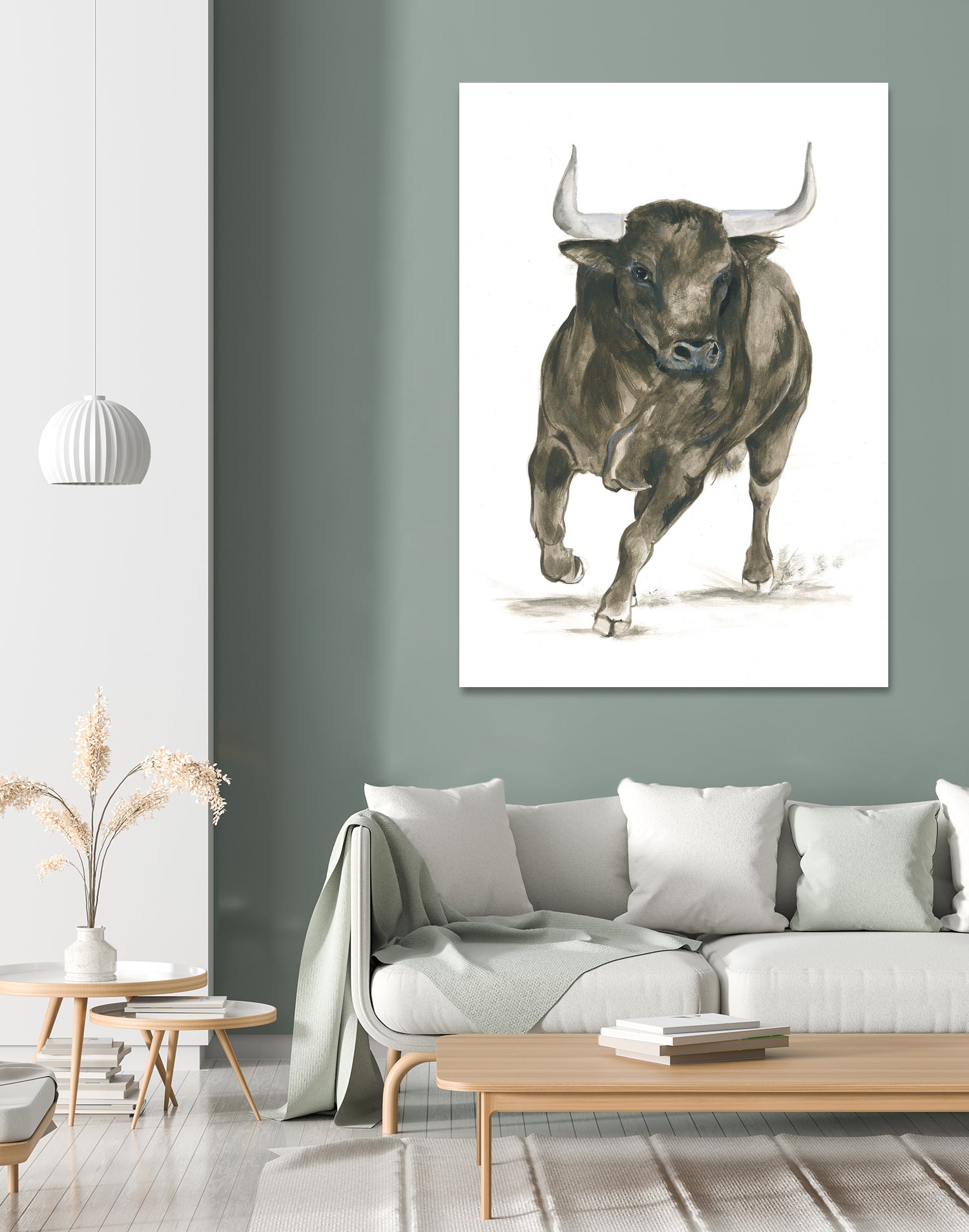 Charging Bull Power by Isabelle Brent on GIANT ART - 4885 illustration