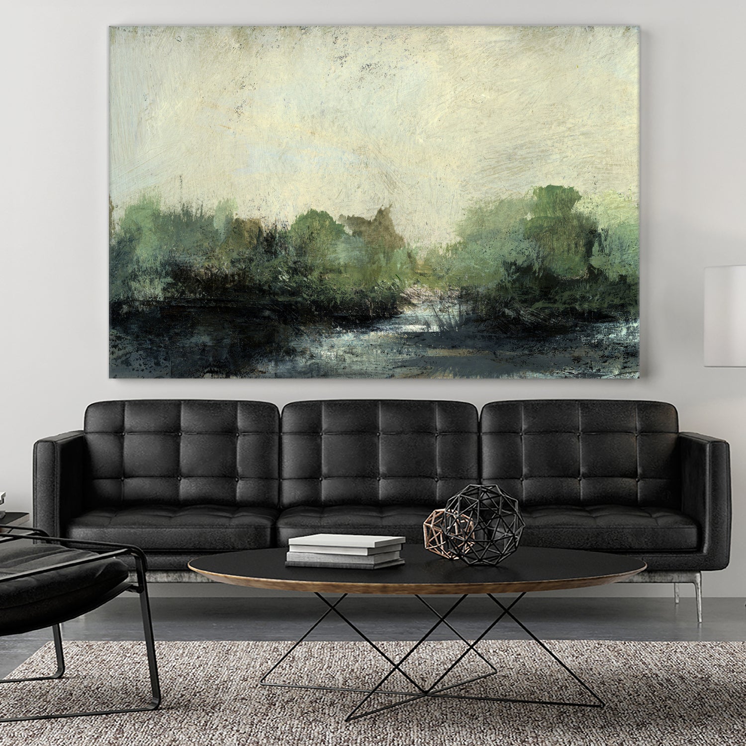 Forest Stream by Dan Hobday on GIANT ART - nature and landscapes painting