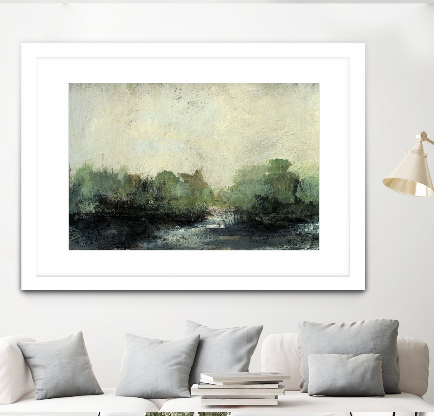 Forest Stream by Dan Hobday on GIANT ART - nature and landscapes painting