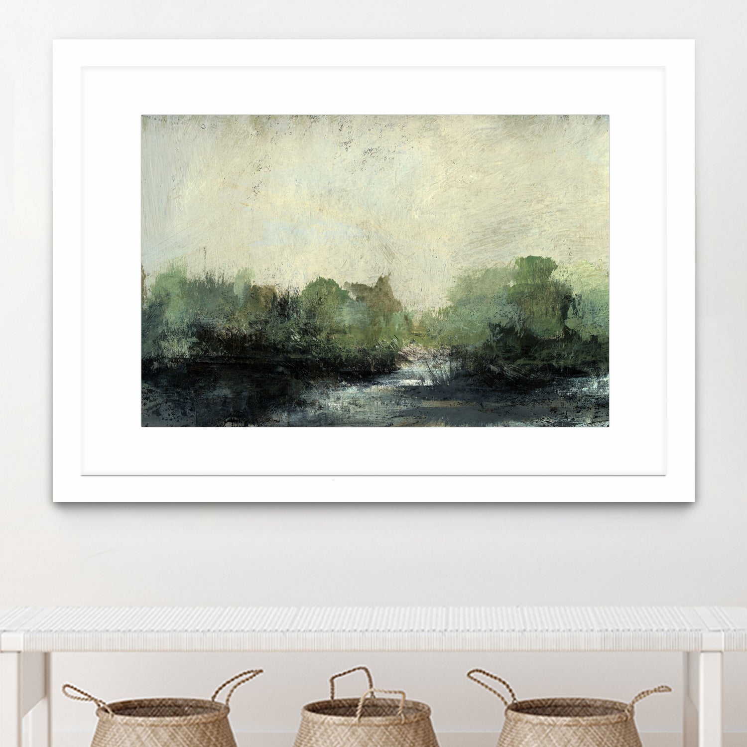Forest Stream by Dan Hobday on GIANT ART - nature and landscapes painting