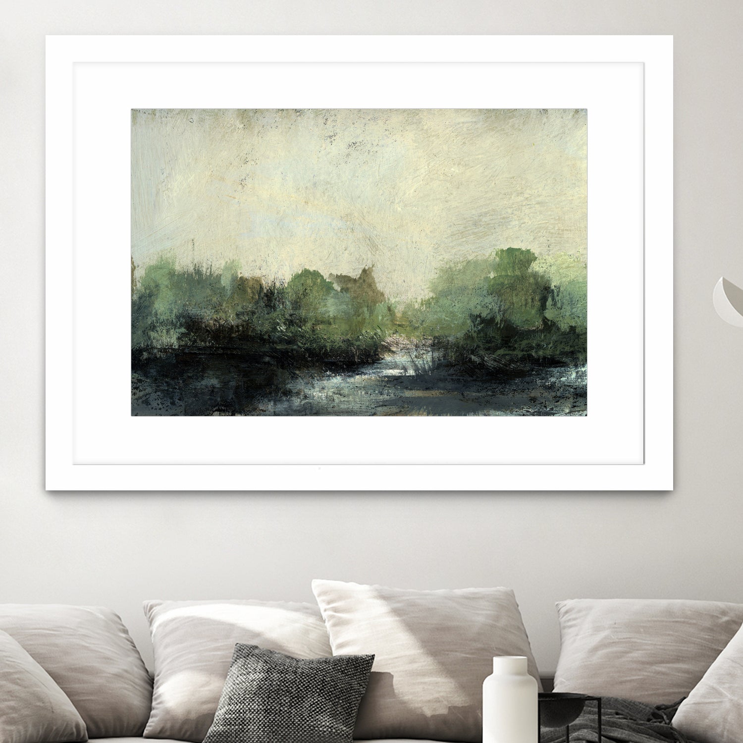 Forest Stream by Dan Hobday on GIANT ART - nature and landscapes painting