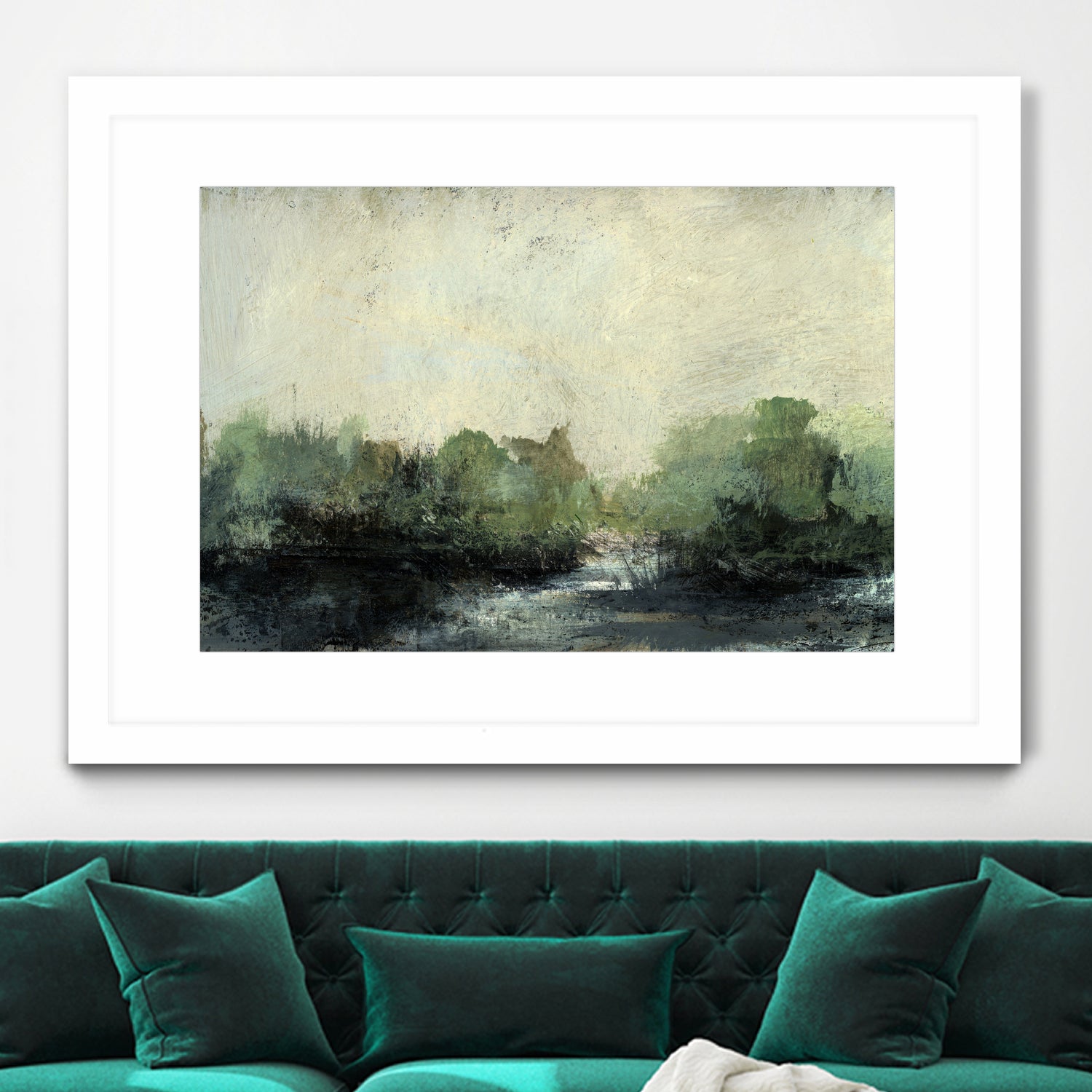 Forest Stream by Dan Hobday on GIANT ART - nature and landscapes painting