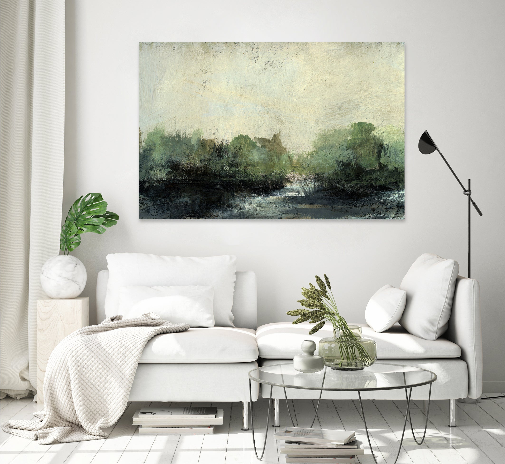 Forest Stream by Dan Hobday on GIANT ART - nature and landscapes painting