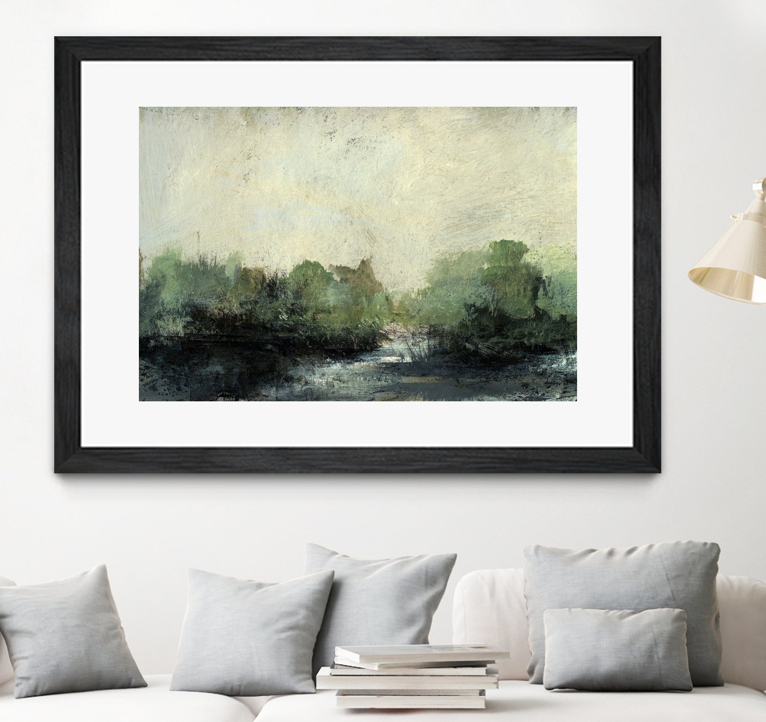 Forest Stream by Dan Hobday on GIANT ART - nature and landscapes painting